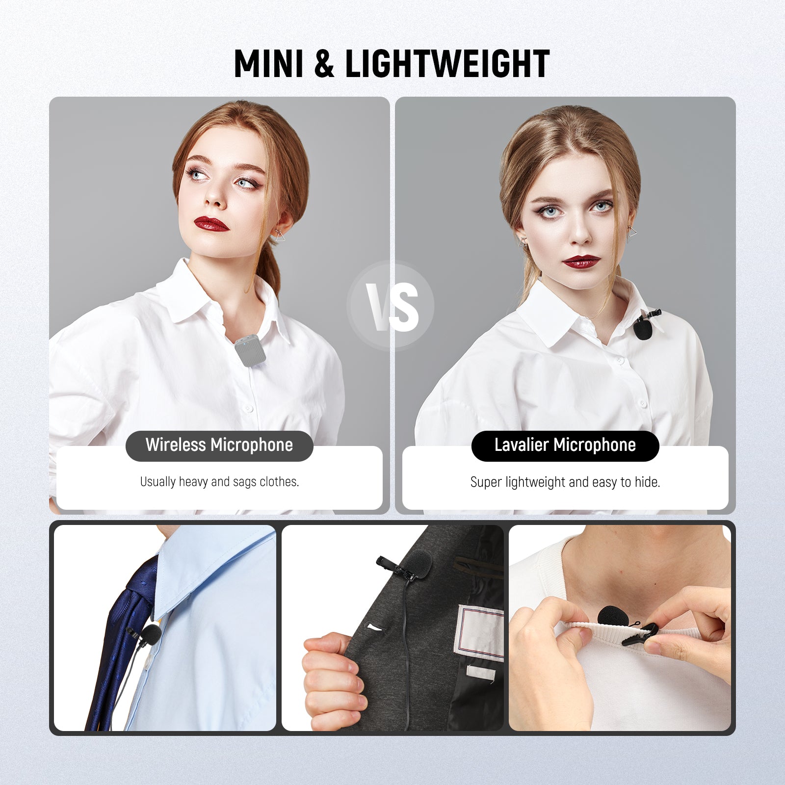 wireless microphone vs. lavalier mic