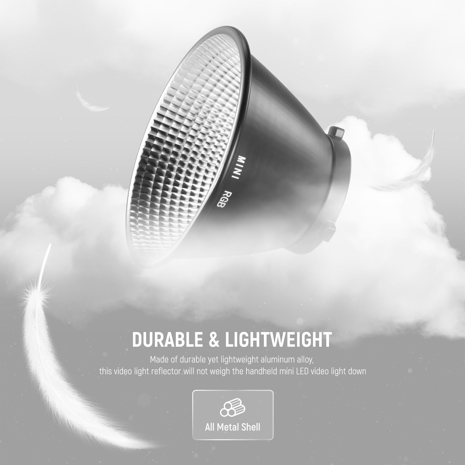 NEEWER RD14Mini Reflector Diffuser is durable and lightweight.