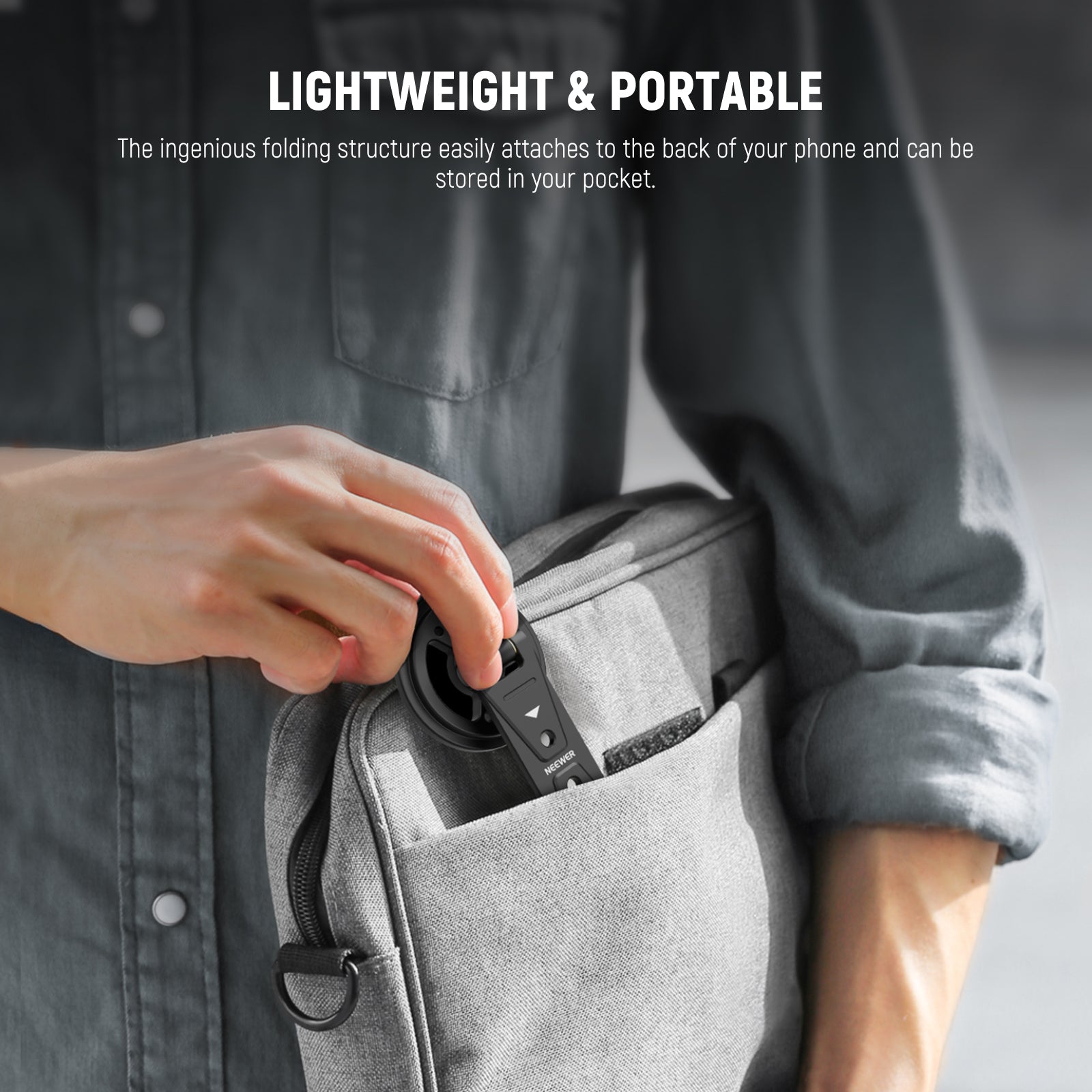 Lightweight and Portable Phone Tripod Mount