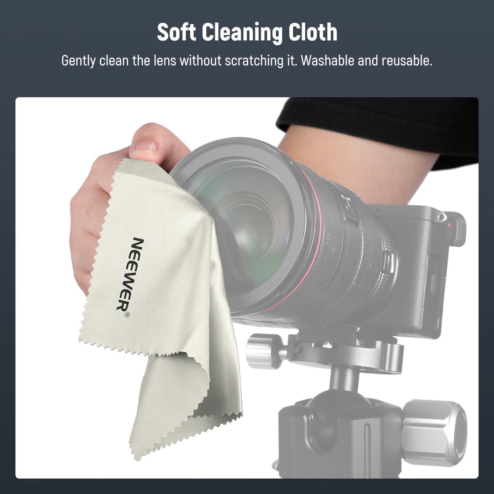 This set includes a soft Cleaning Cloth