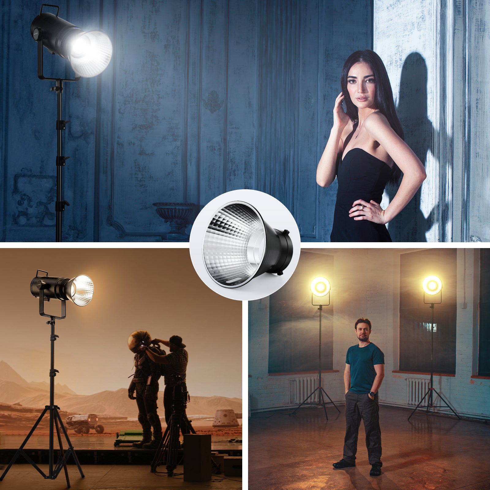 NEEWER RF1 Fish Scale Pattern Standard Reflector Diffuser Uses