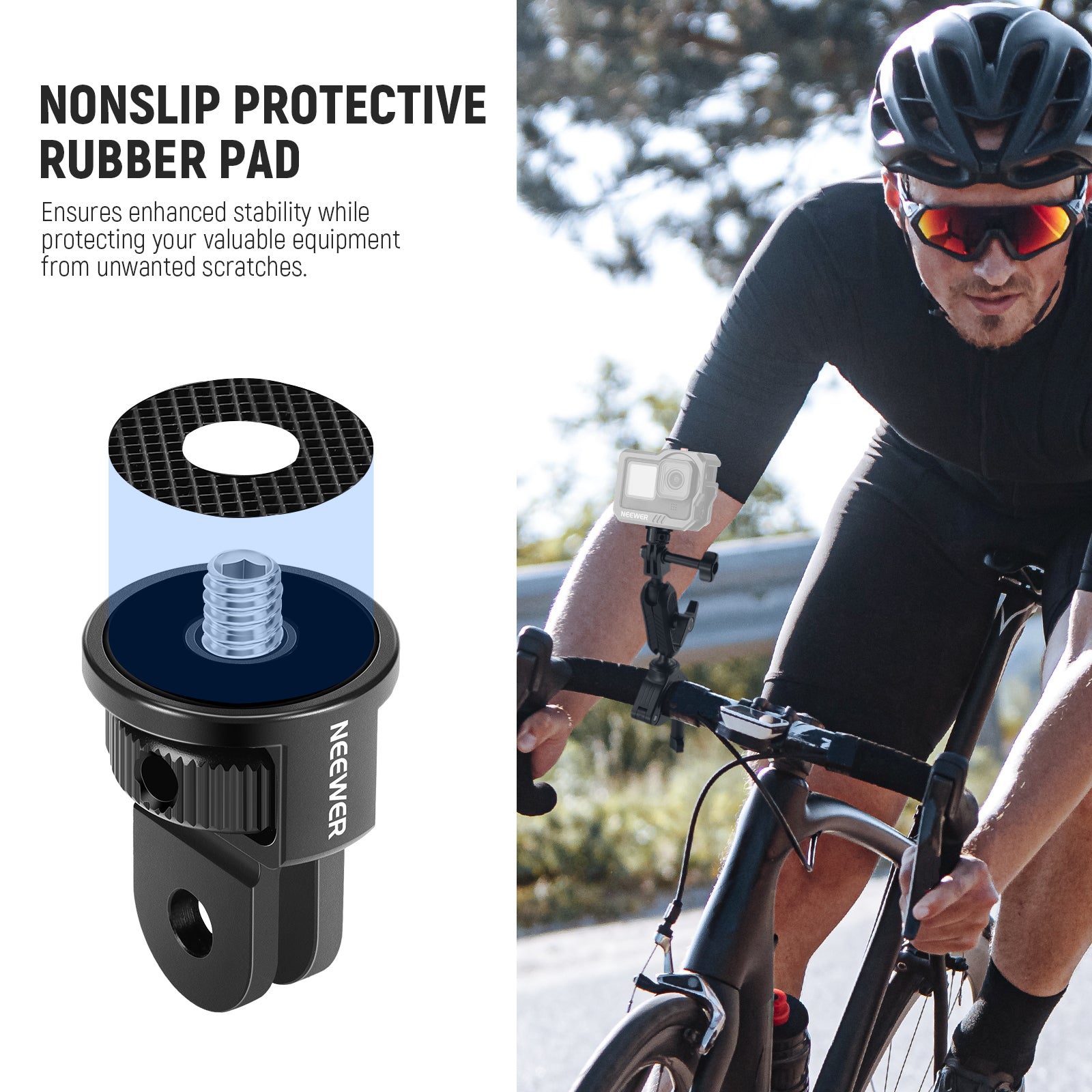 Nonslip Protective Rubber Pad ensures enhanced stability