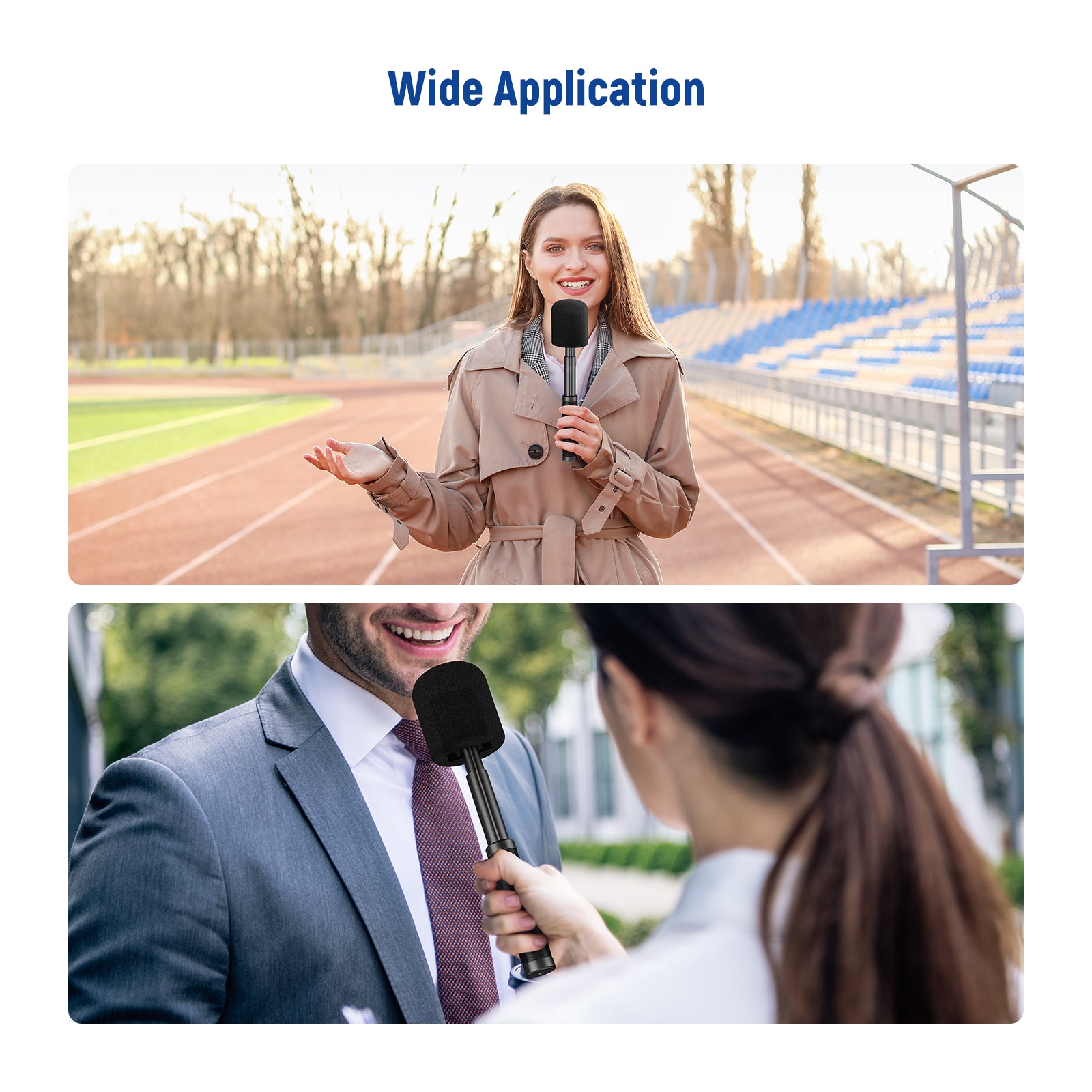 Scenarios for NEEWER MS005 Telescopic Lavalier Microphone Handle
