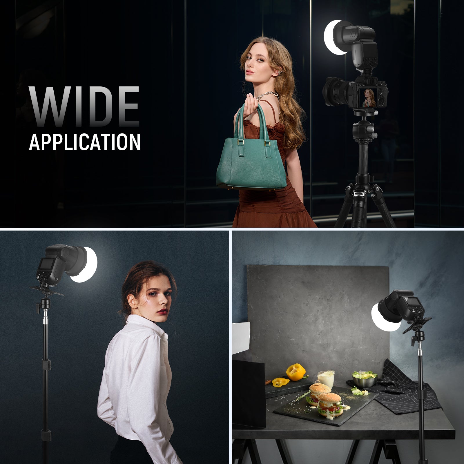 Scenarios for NEEWER CRS9 Silicone Flash Diffuser