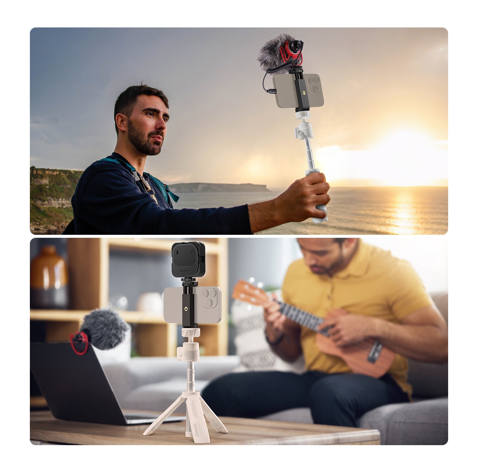 Scenarios for NEEWER TP43 Mini Desktop Tripod