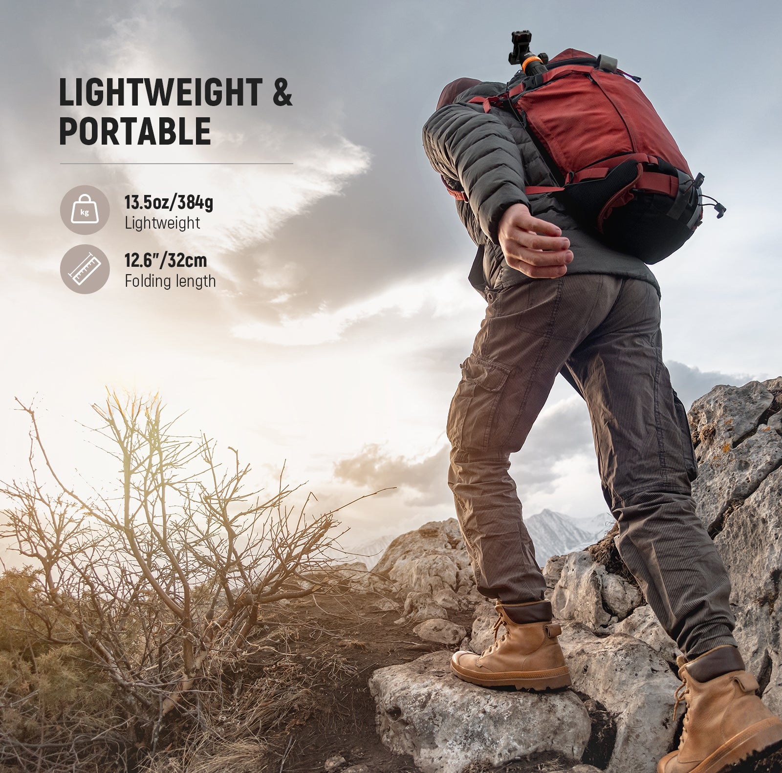 NEEWER TS04 59" Versatile Selfie Stick in lightweight and portable.