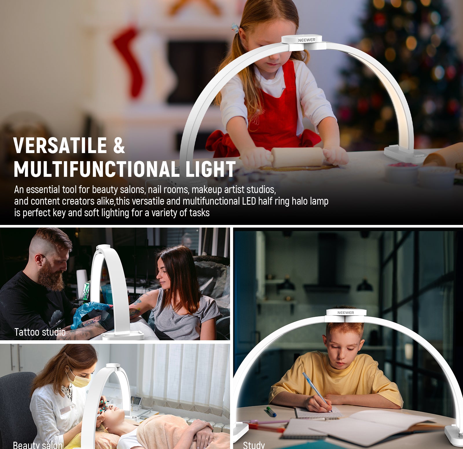 NEEWER HM01-D is a versatile and multifunctional light.