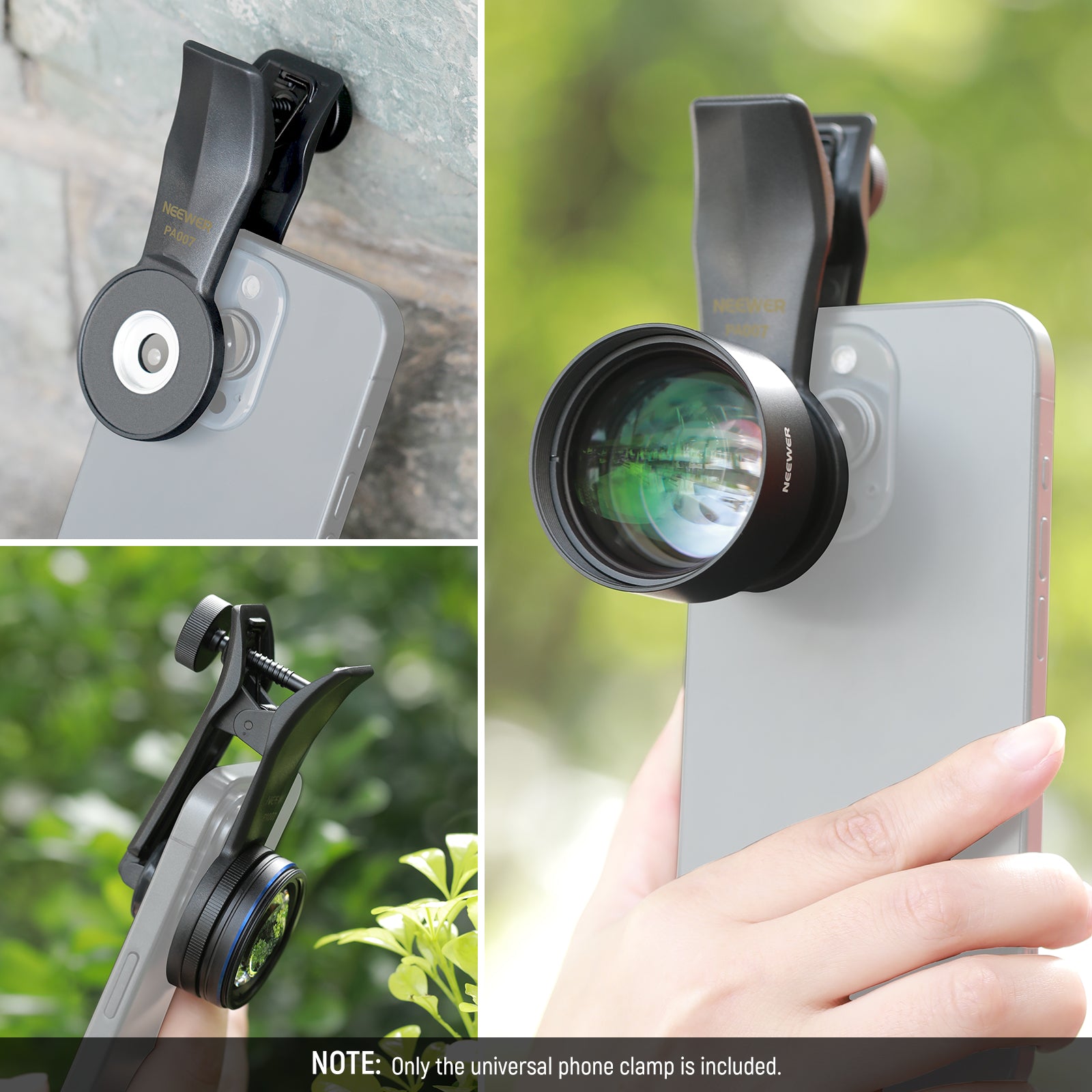 Scenarios for NEEWER PA007 Universal Phone Clamp