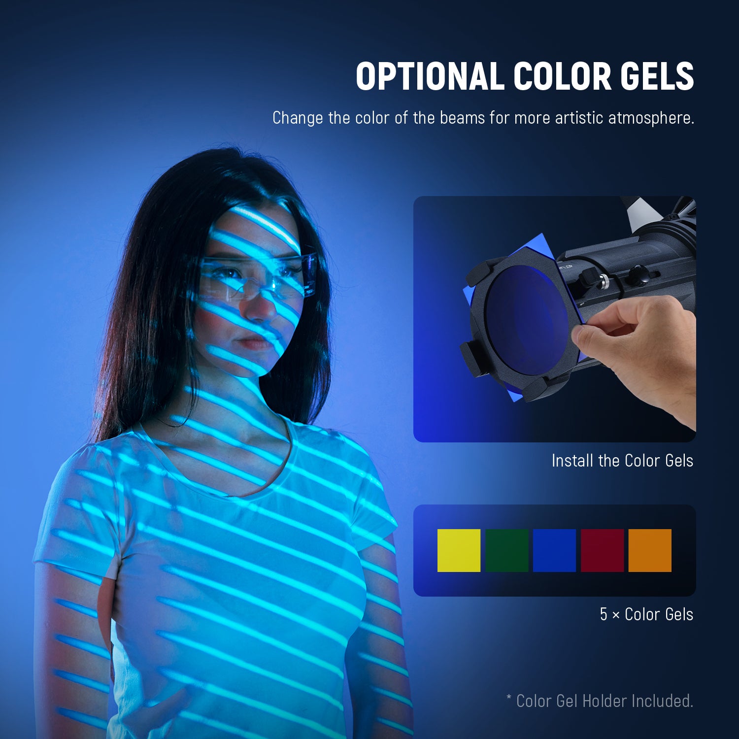 5 Color Gels