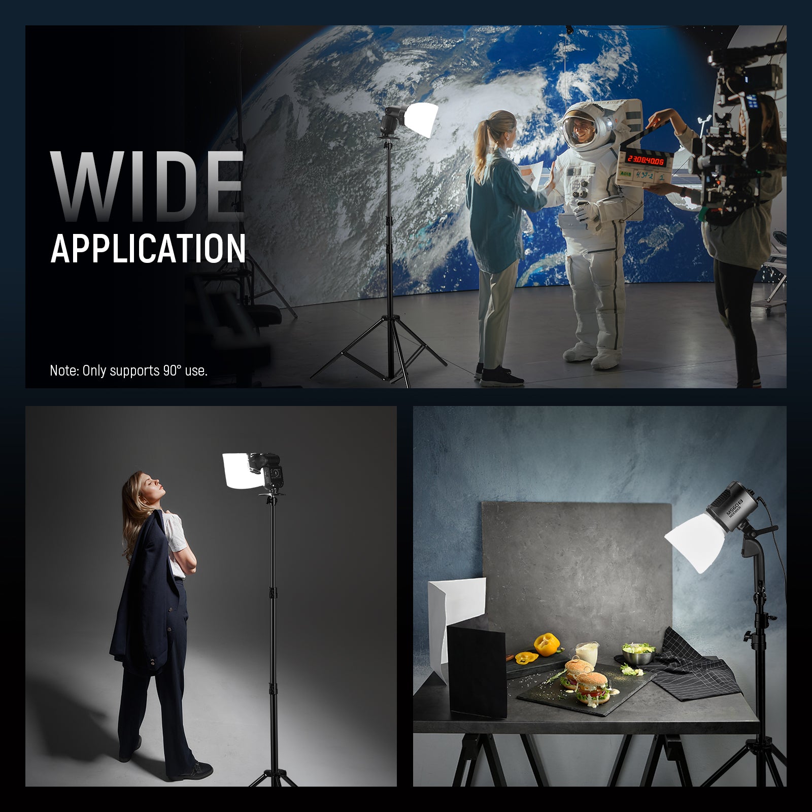 Wide Applications of the NEEWER Polyester White Seamless Diffusion