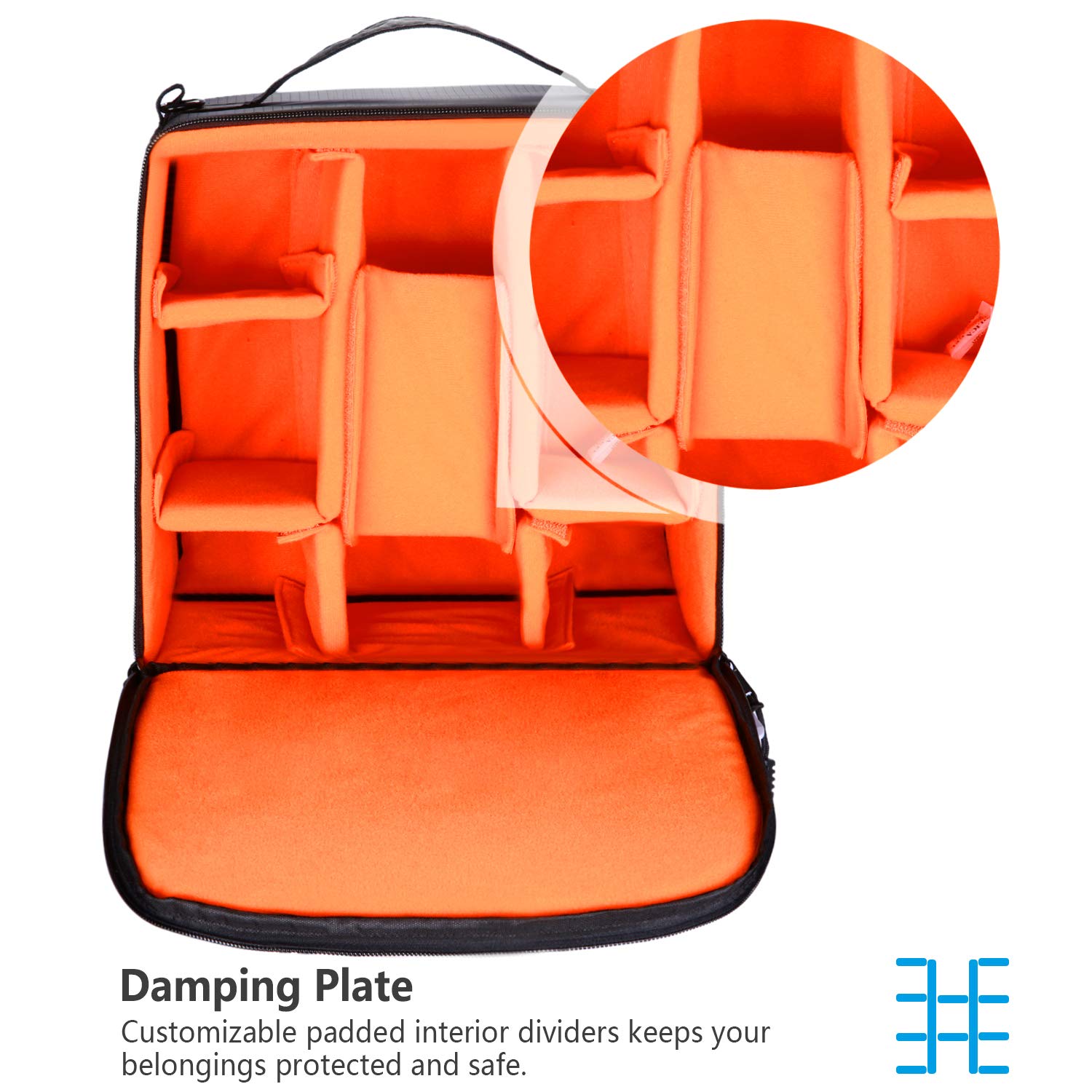 NEEWER Camera Padded Bag protects your photo gears against scratches and collisions.