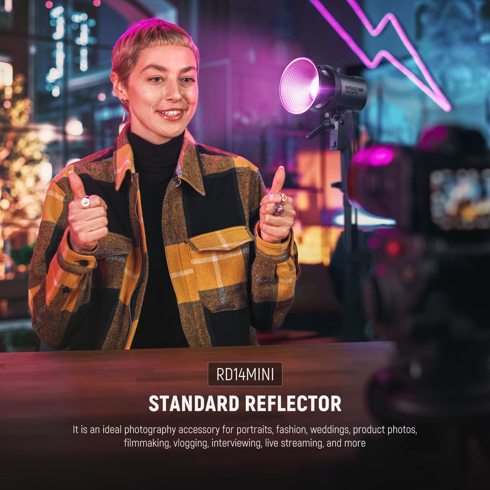 NEEWER RD14Mini Reflector Diffuser is an ideal photography accessory for portraits