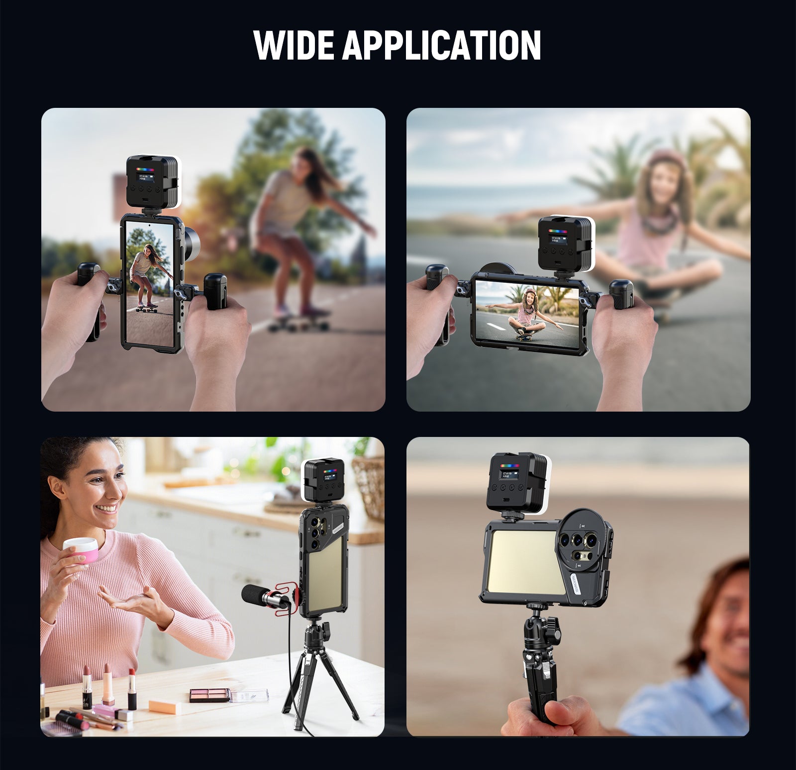 Scenarios for NEEWER PA042 Phone Cage For SAMSUNG S24 Ultra