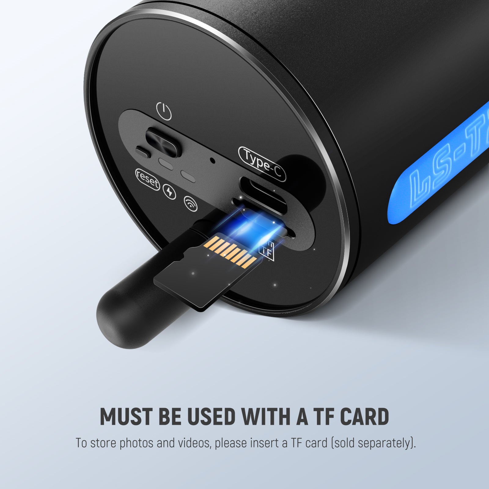 NEEWER LS-T22 Electronic Telescope Eyepiece must be used with a TF card.