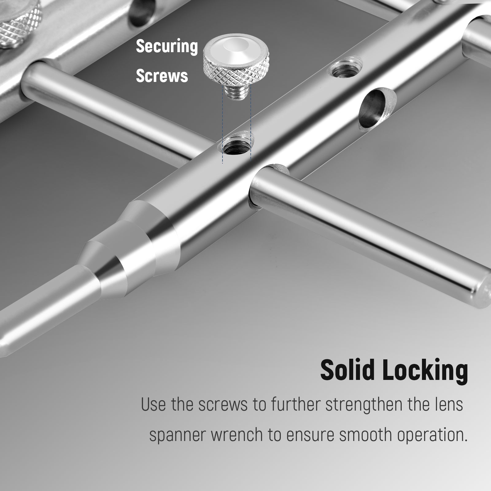 NEEWER HW-04 Lens Spanner features a 4-screw-locking design