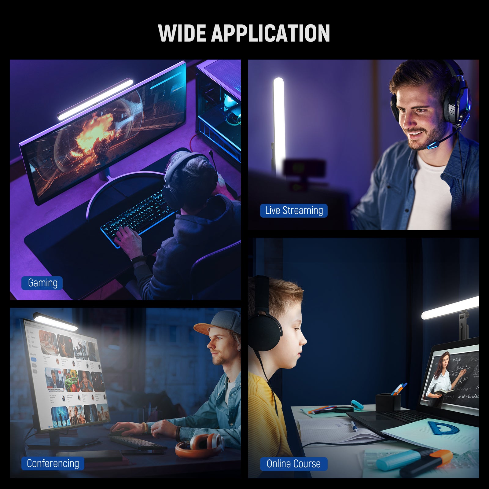 Wide Applications of the NEEWER TL40 LED Streaming Light Bar Light