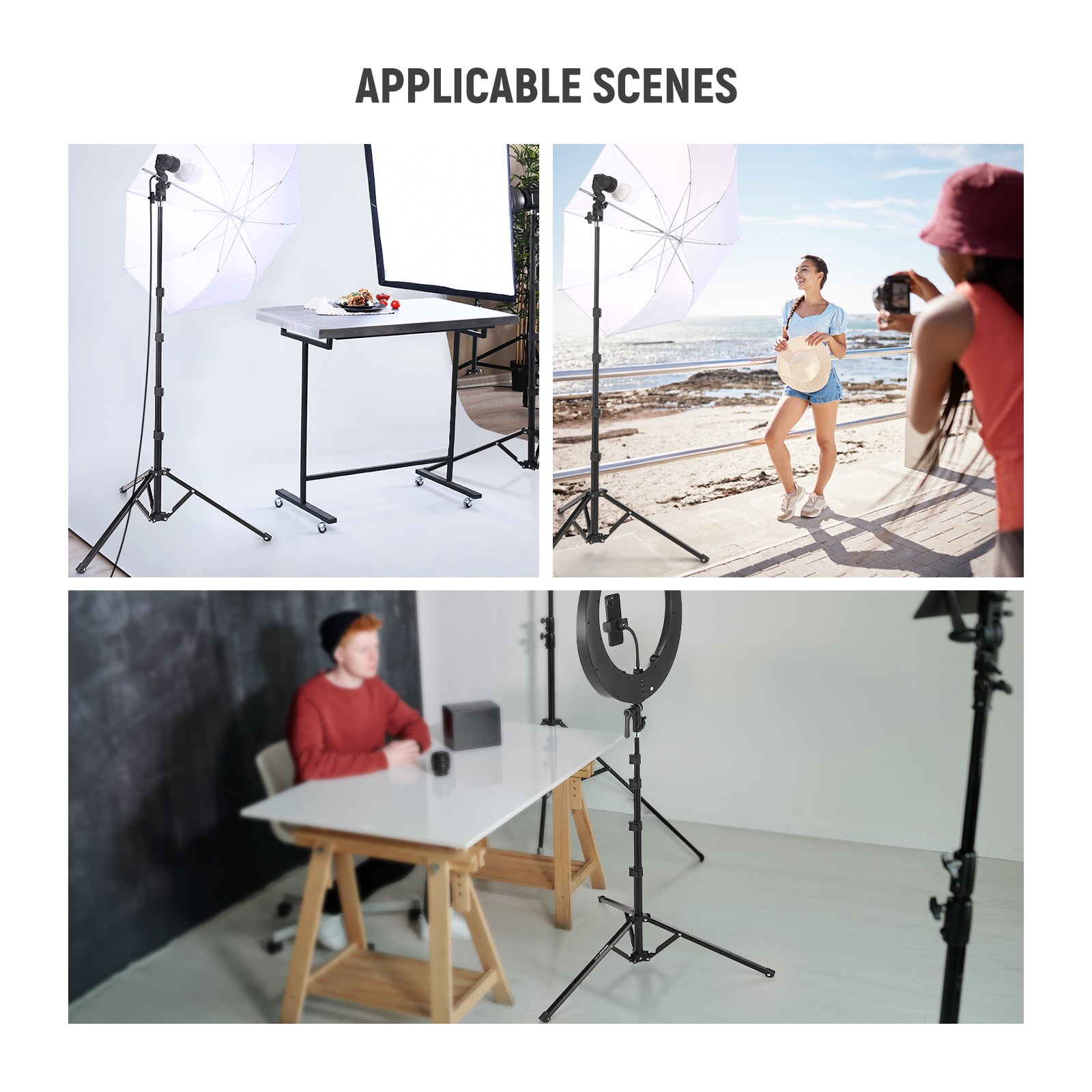 Scenarios for NEEWER ST180R Portable Light Stand
