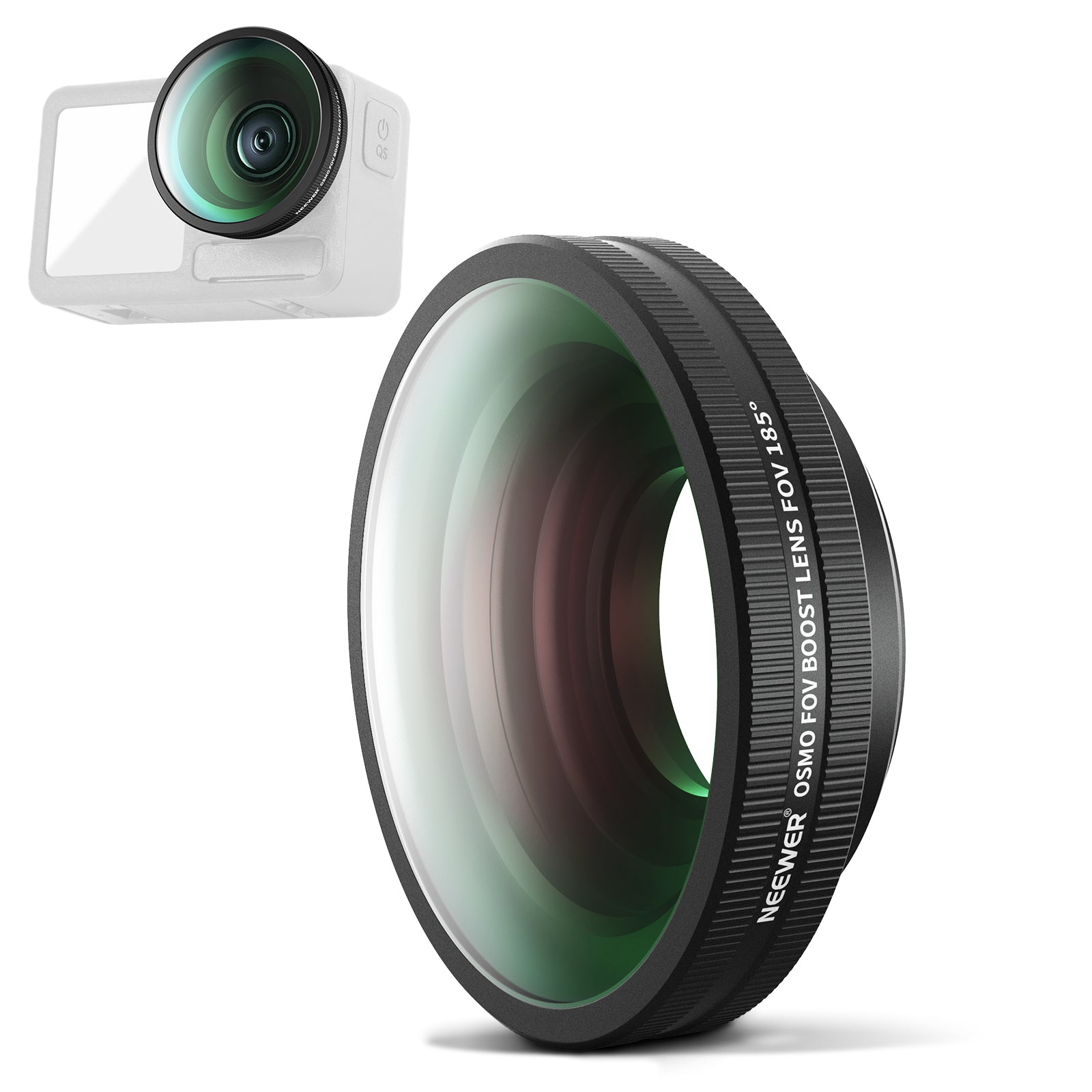 NEEWER FL-B30 185° FOV Wide Angle Lens for Action 5 Pro/4