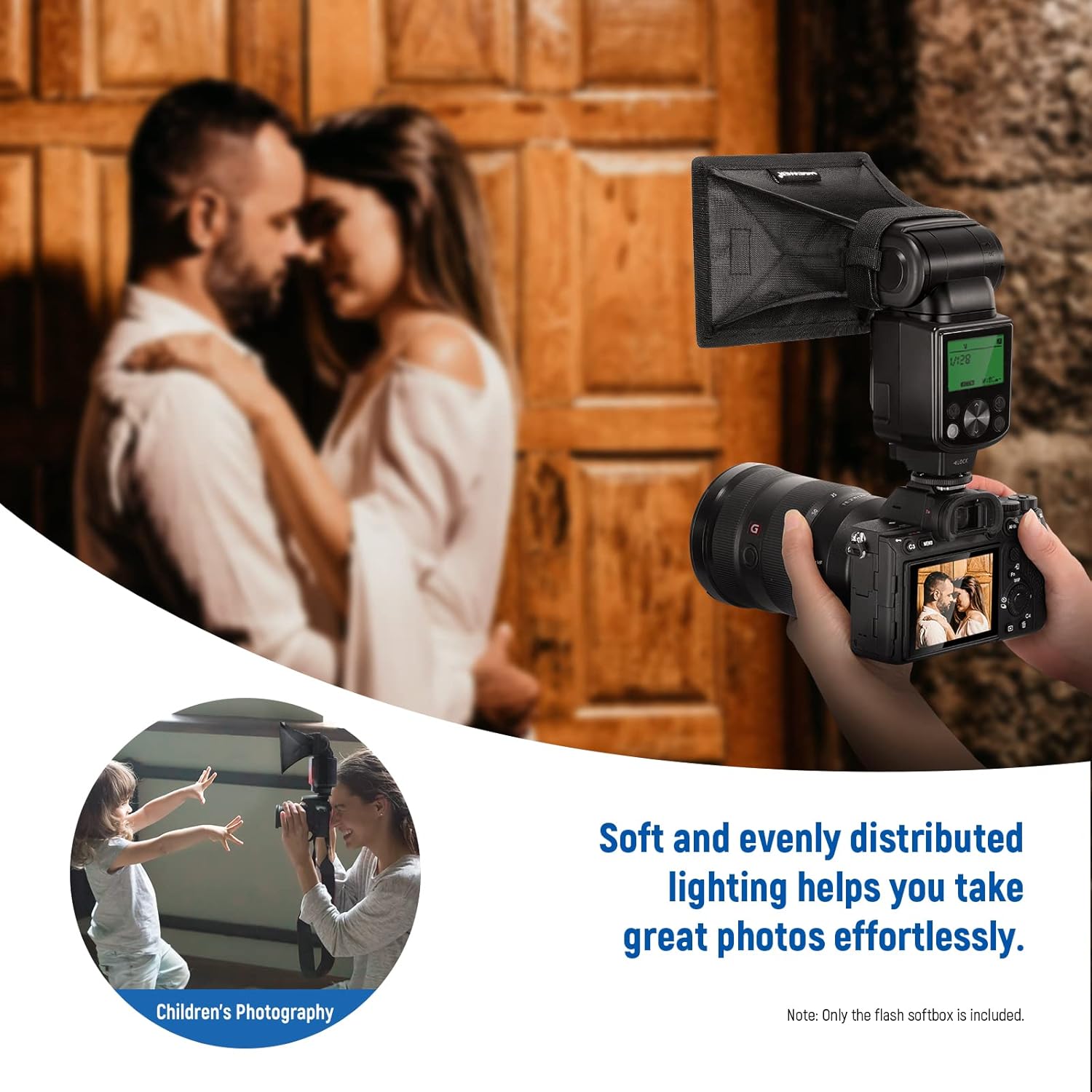 NEEWER NS-1108 Speedlight Softbox helps you take great photos effortlessly.