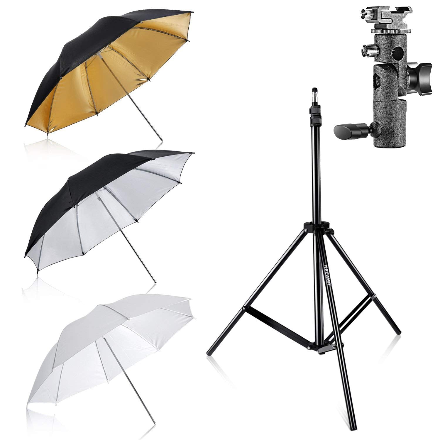 NEEWER 33"/84CM Three Flash Umbrellas Kit