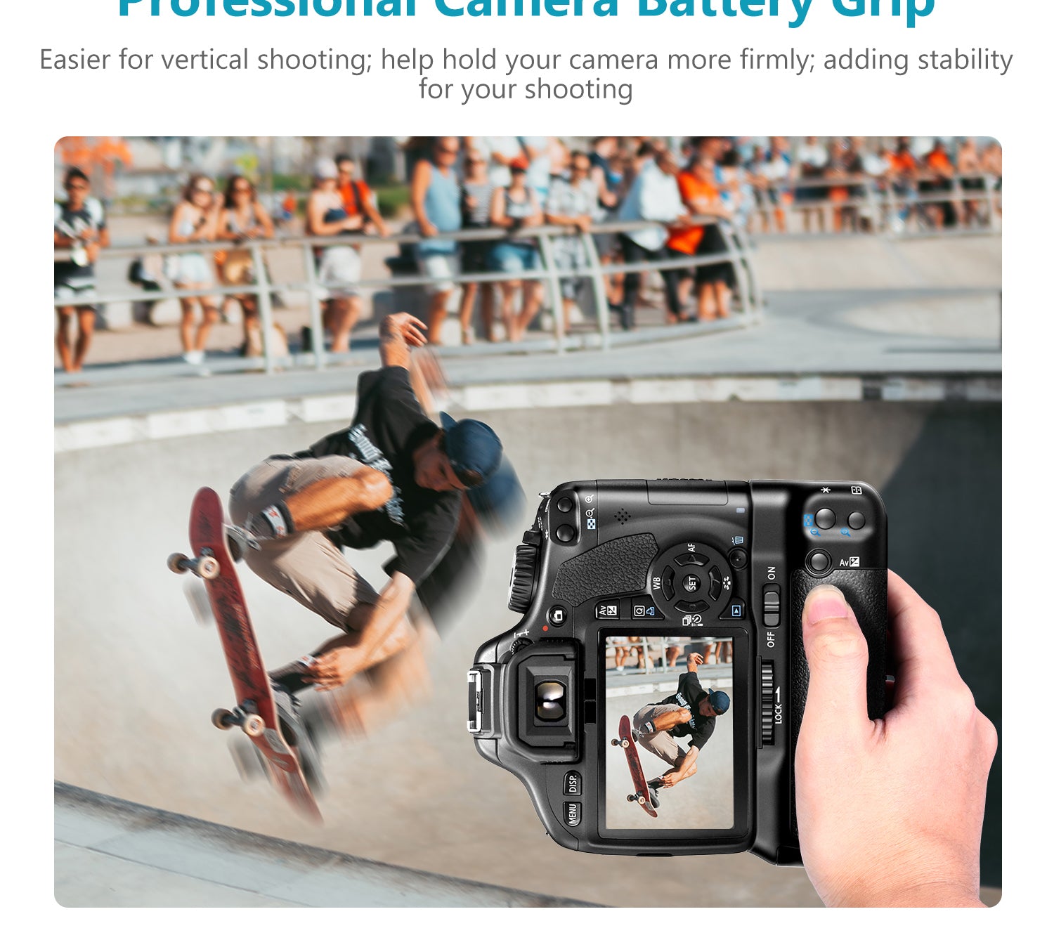 NEEWER BG-E8 Professional Camera Battery Grip