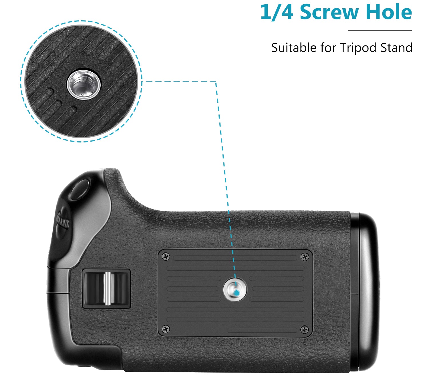 NEEWER BG-E8 Replacement Battery Grip is suitable for tripod stands.