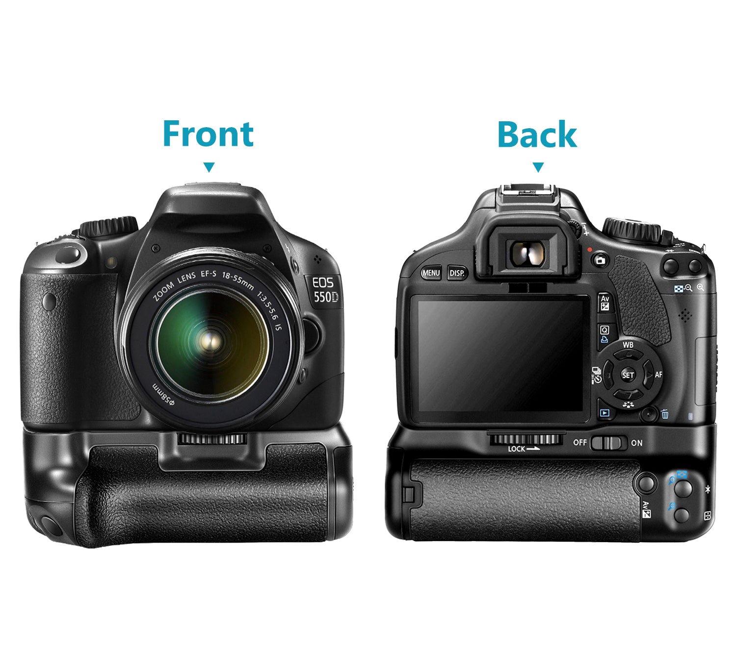 Product details of the NEEWER BG-E8 Replacement Battery Grip