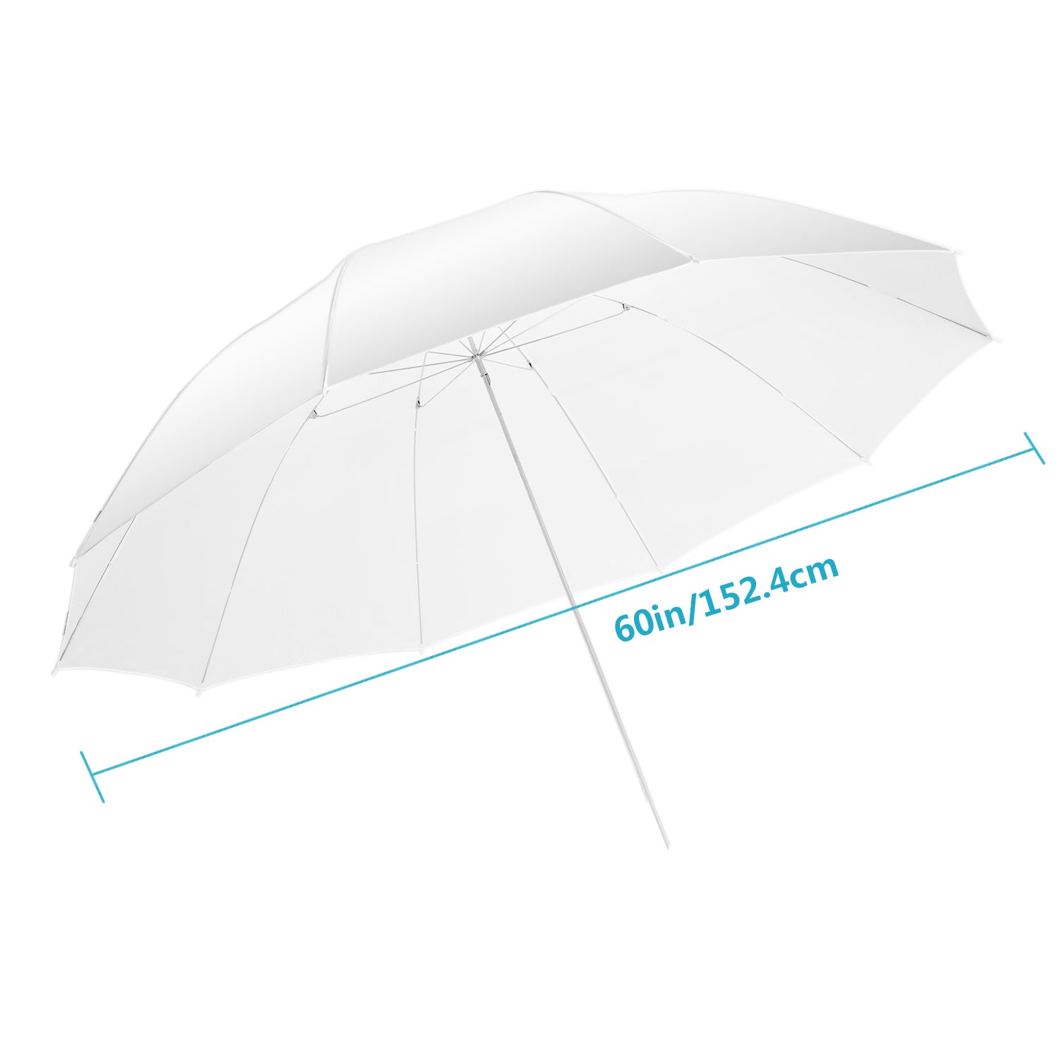 NEEWER 60inch Photography Translucent White Umbrella