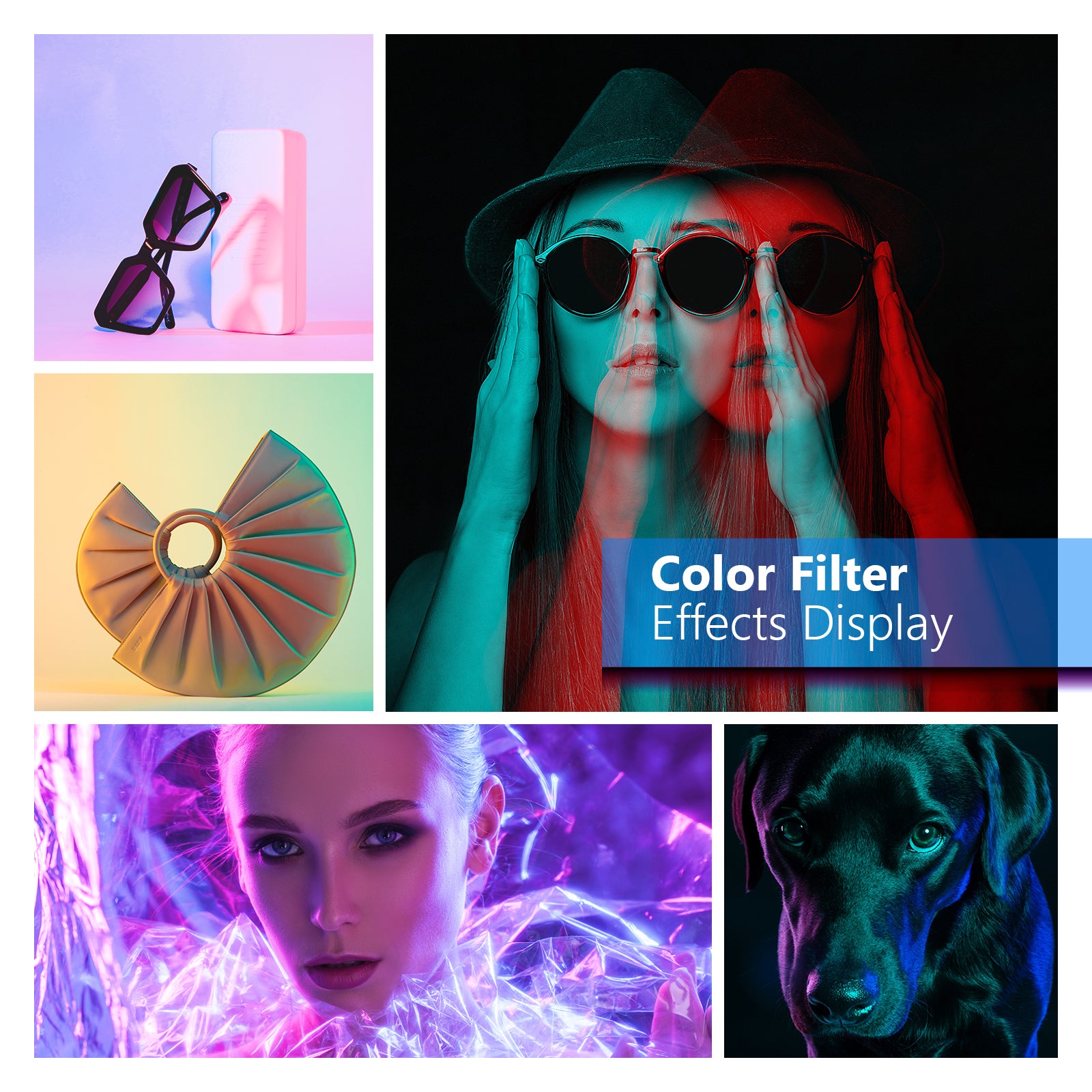 NEEWER Color Filter Effects display