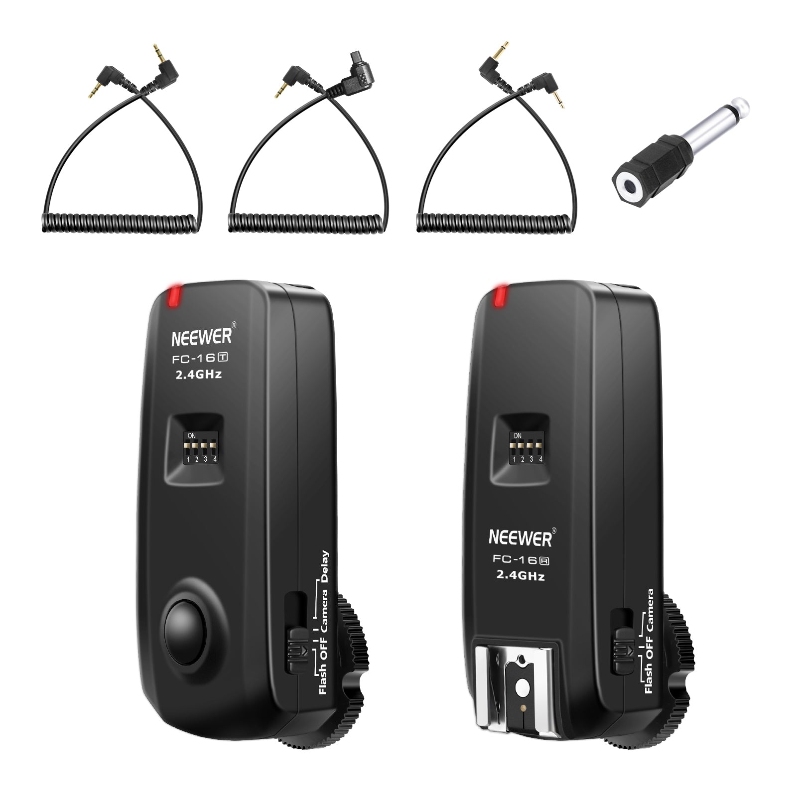 NEEWER FC-16 3-IN-1 Wireless Trigger Set for Canon