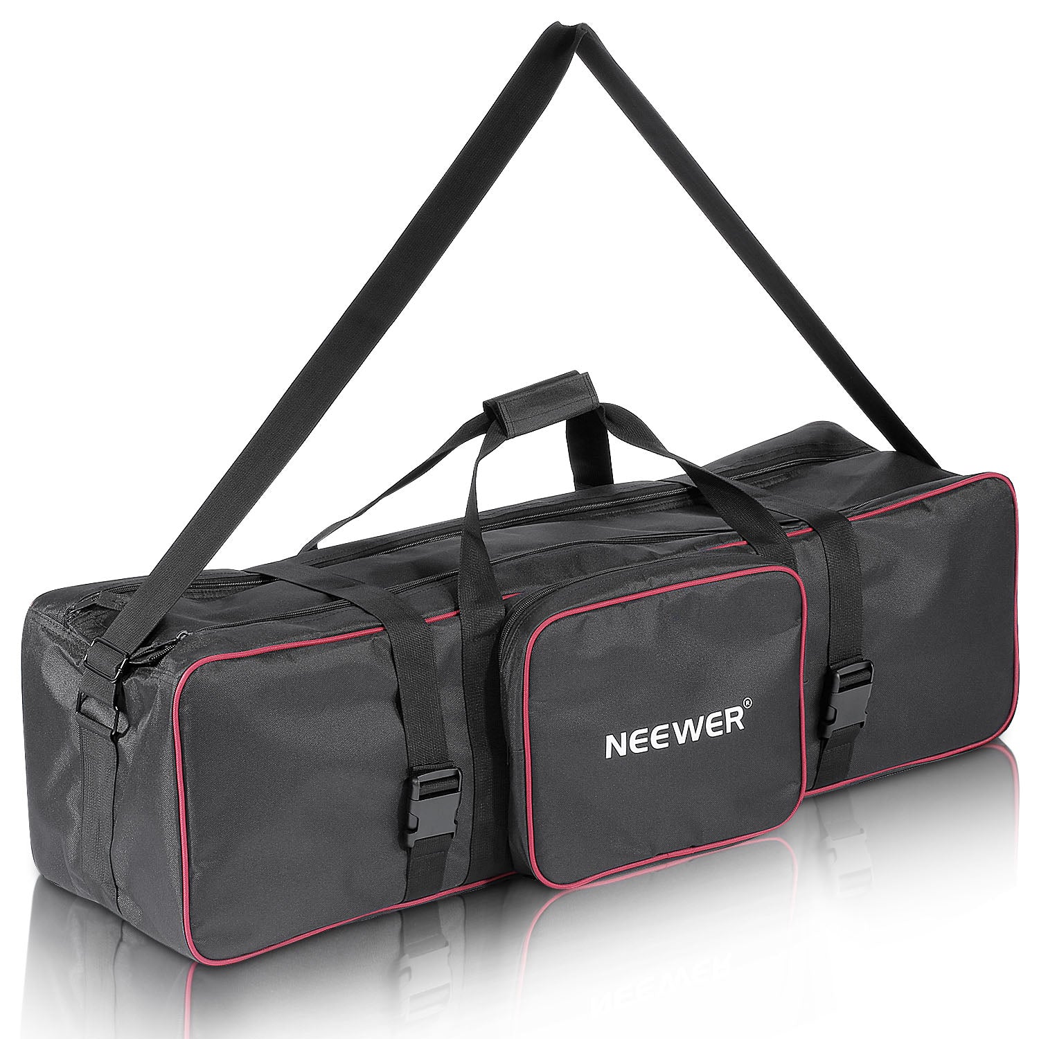 NEEWER 30"x10"x10" Studio Carrying Case is easy to carry.