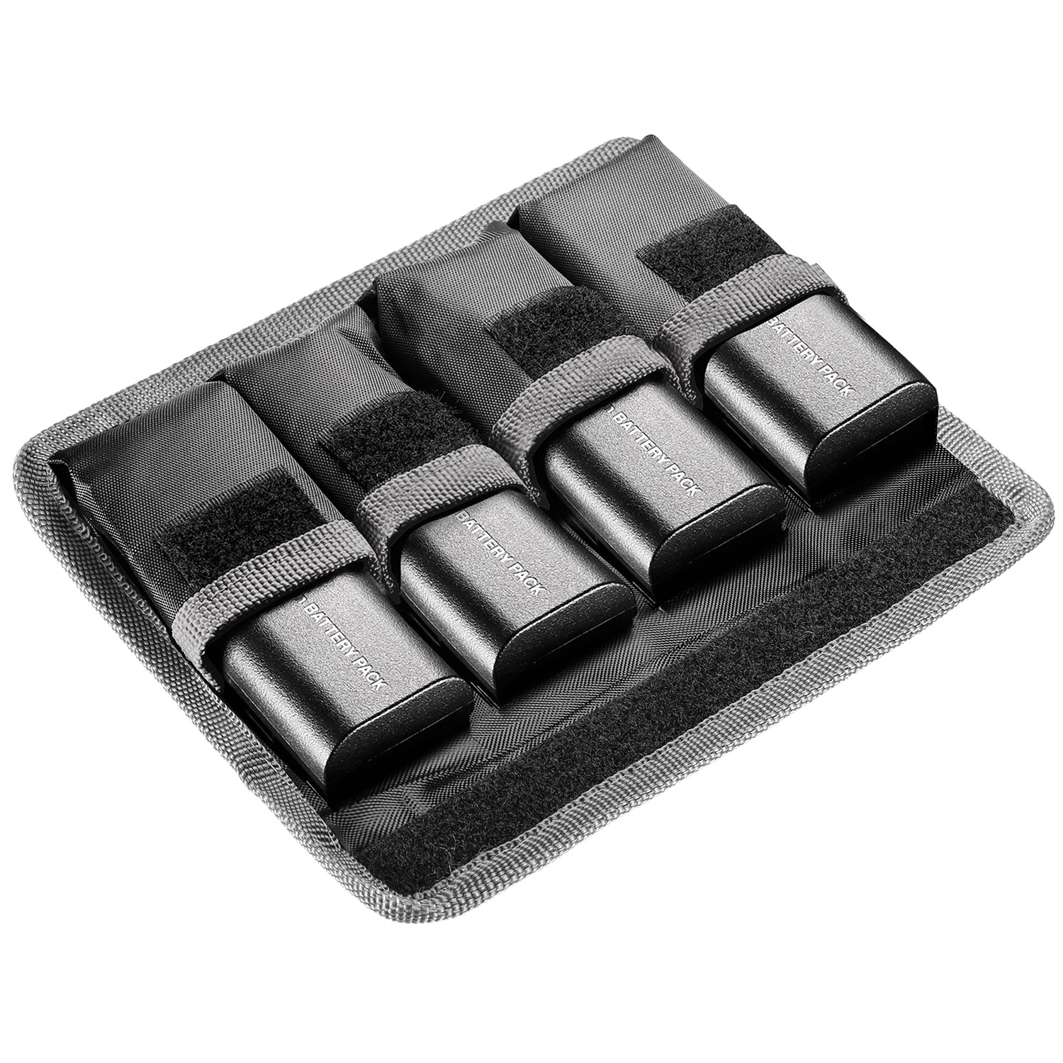NEEWER 7.5"x5.5"x0.9" DSLR Battery Bag can hold batteries in most standard-size bodies