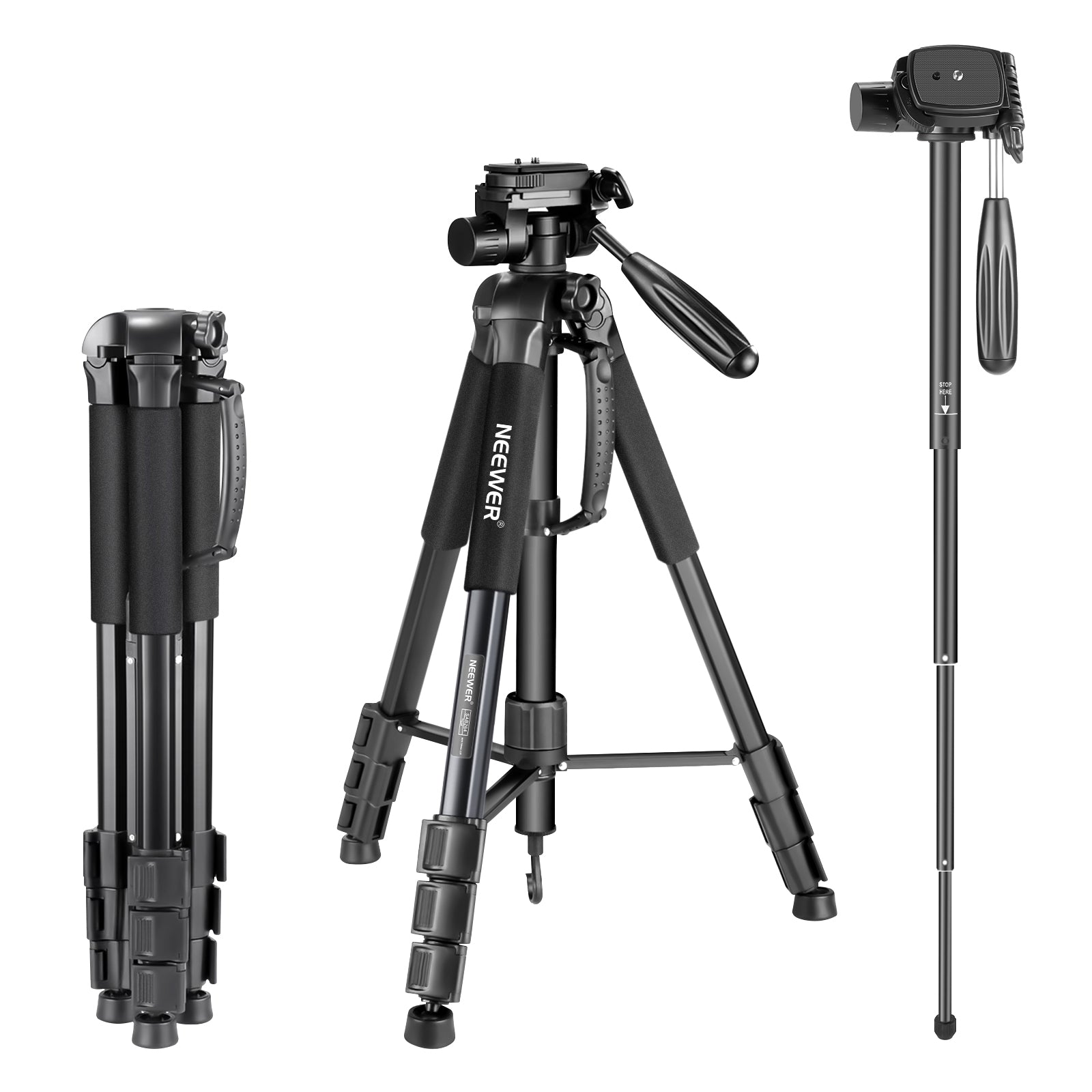 NEEWER SAB264 2 in 1 Camera Tripod Monopod
