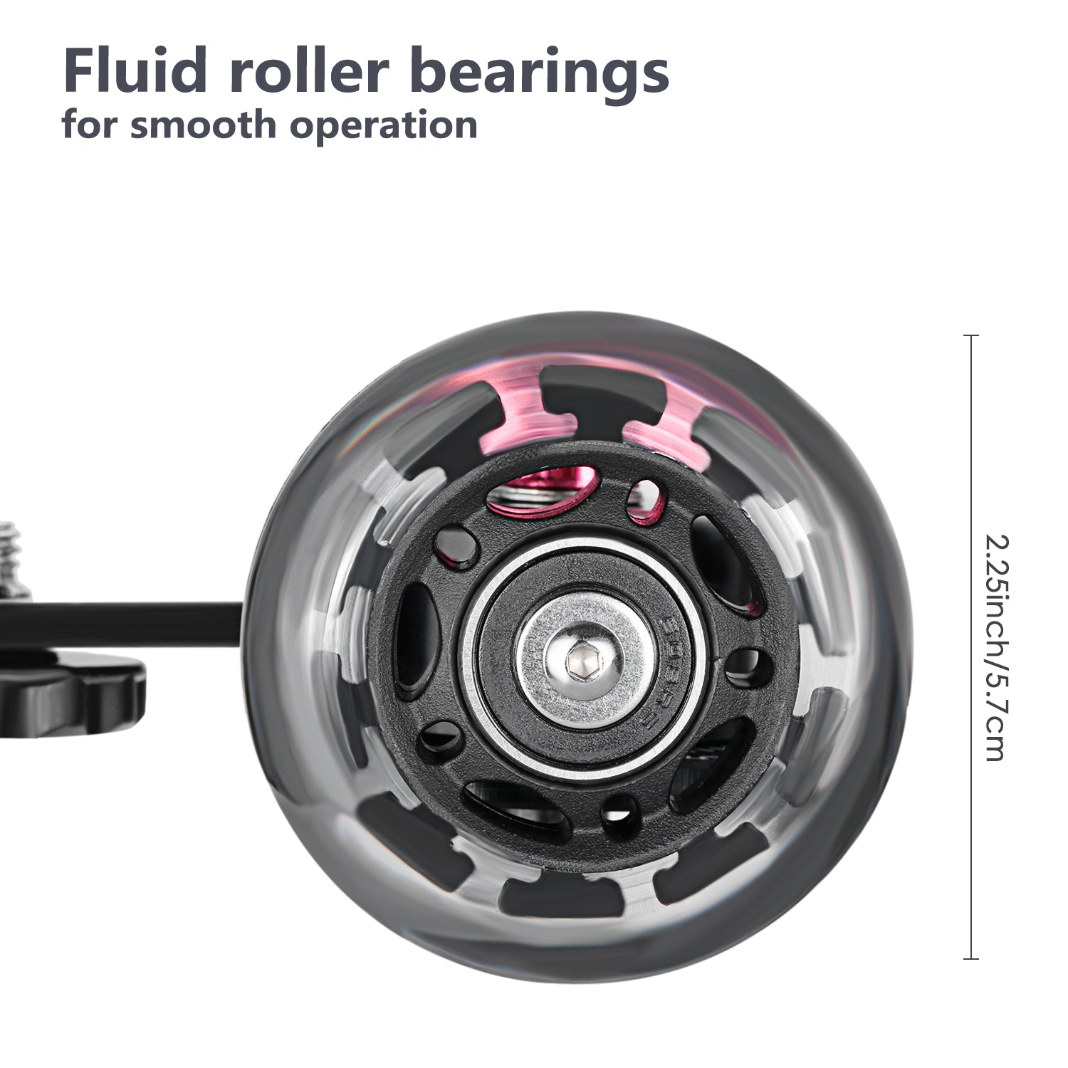 NEEWER Scaled Camera Table Dolly Slider features rotatable rubber wheels.