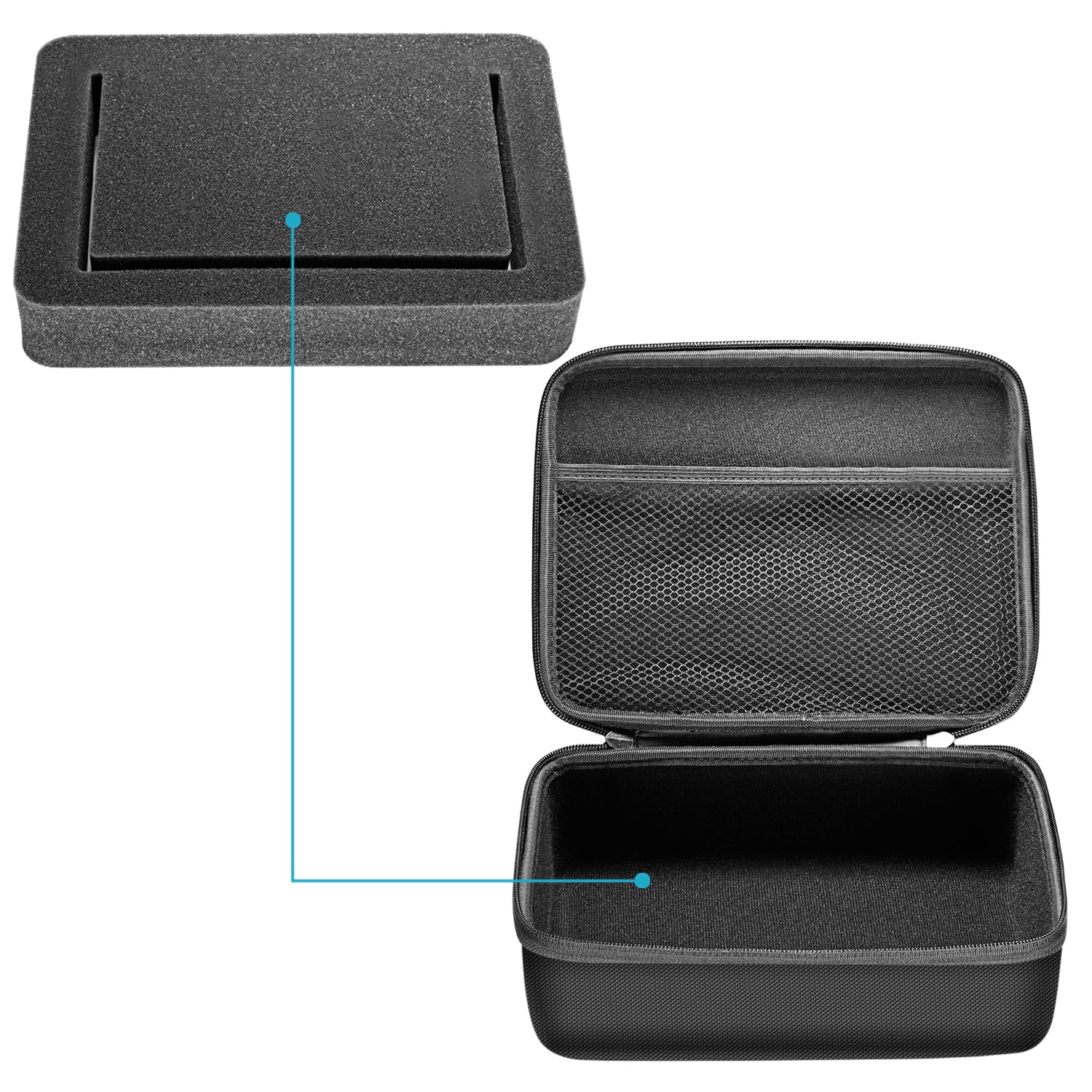 This premium hard EVA case provides the highest level of protection against elements