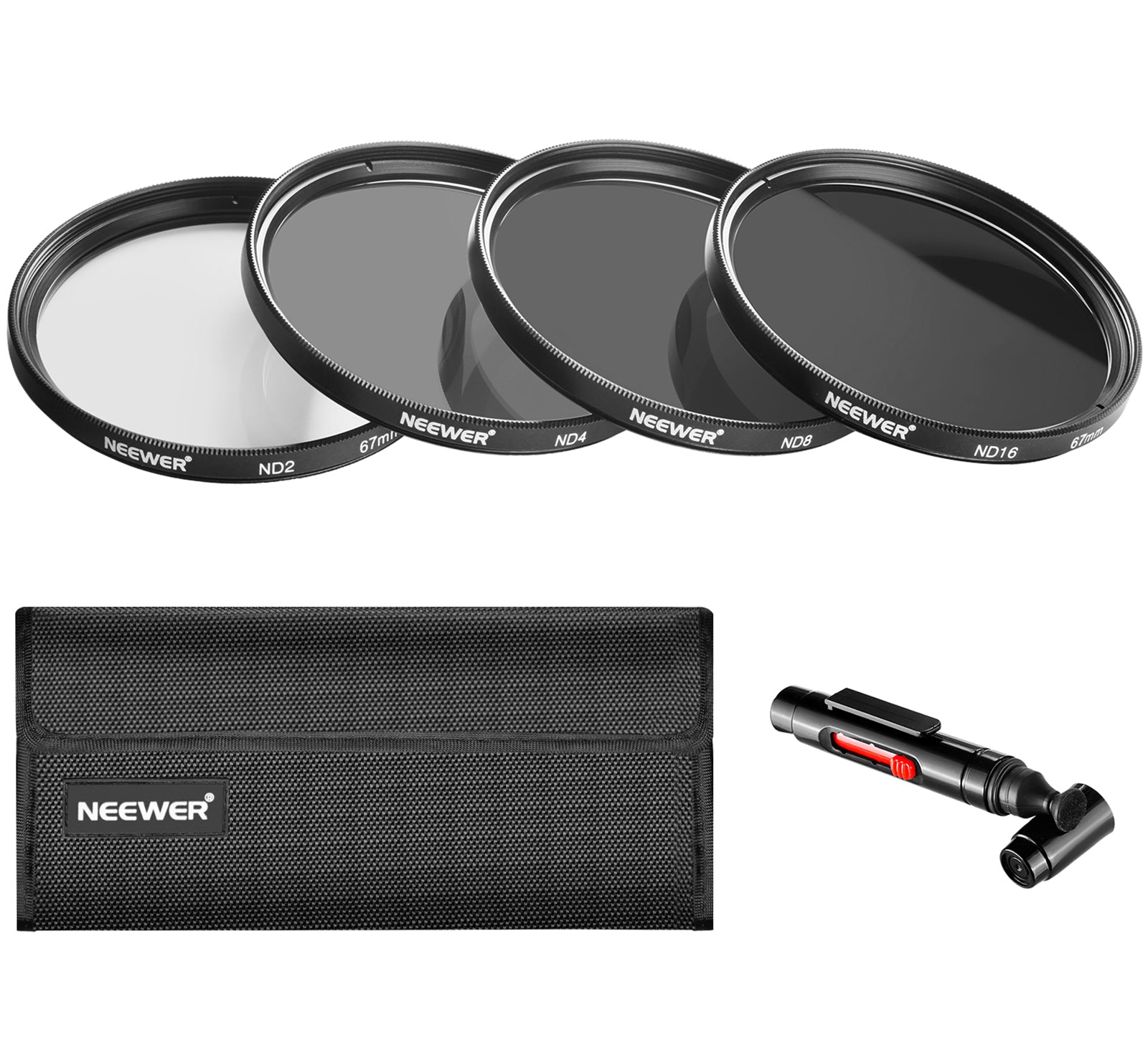 NEEWER 67mm ND Lens Filter & Filter Accessories Kit