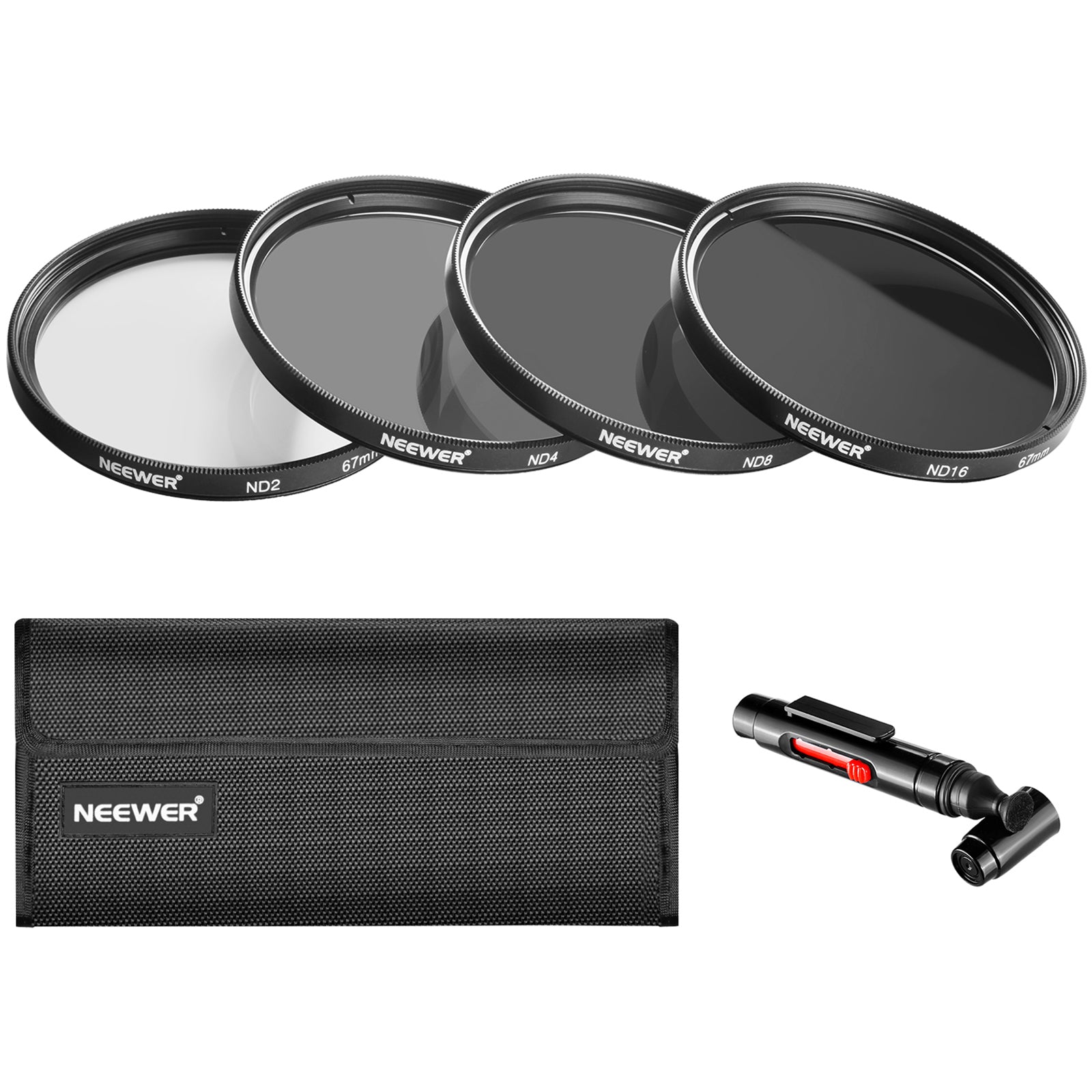 NEEWER 67mm ND Lens Filter & Filter Accessories Kit