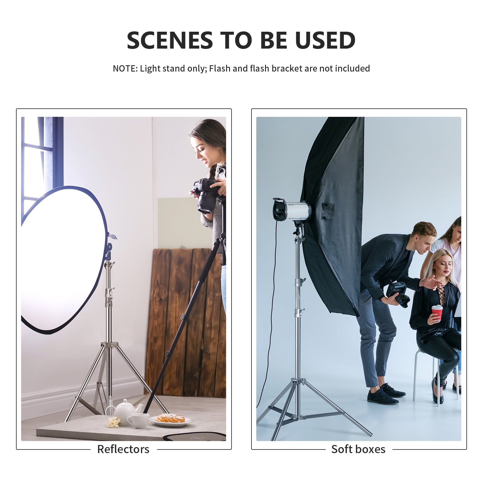 Scenarios for NEEWER 200cm Haevy Duty Light Stand