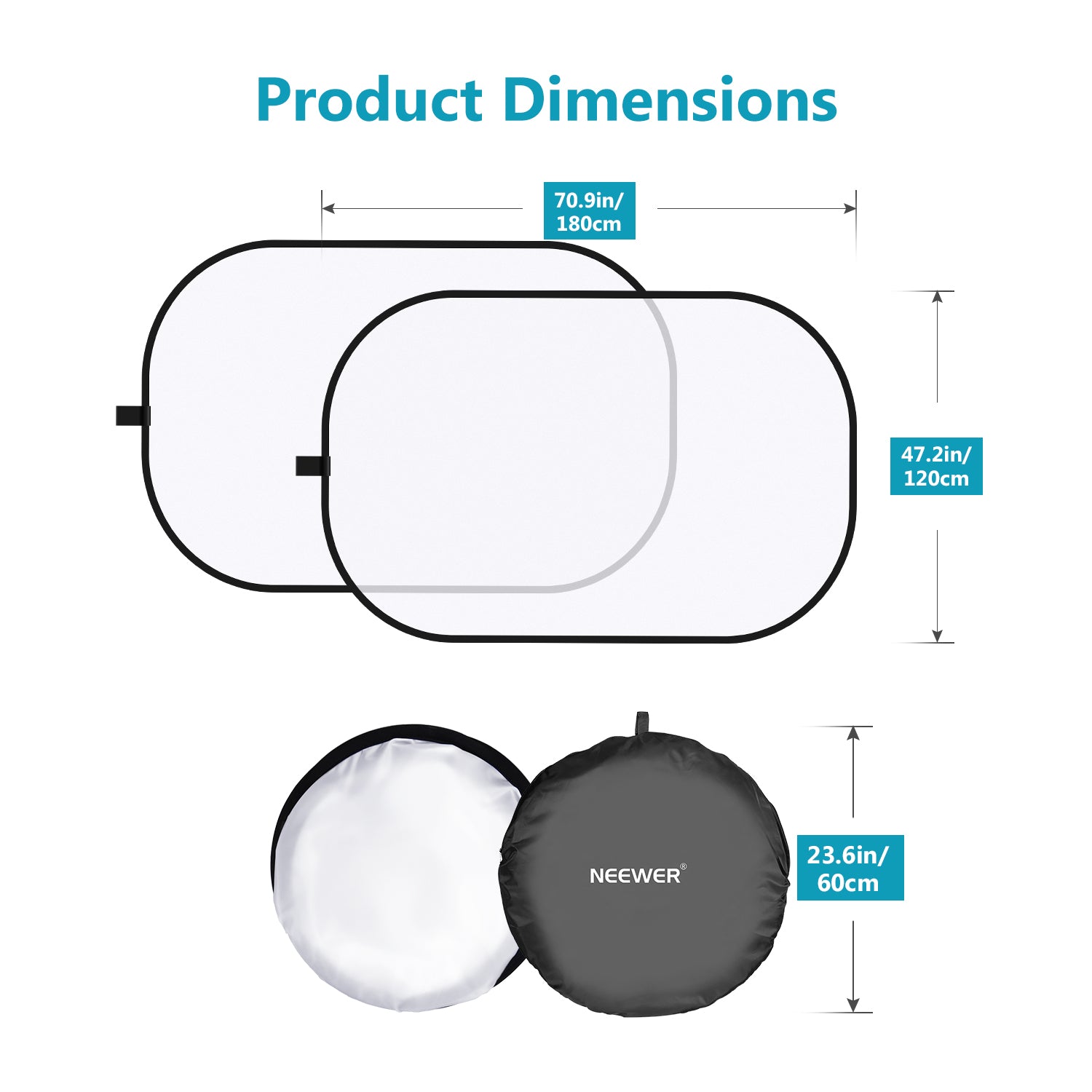 NEEWER 120x180cm Pop-out Lighting Reflector