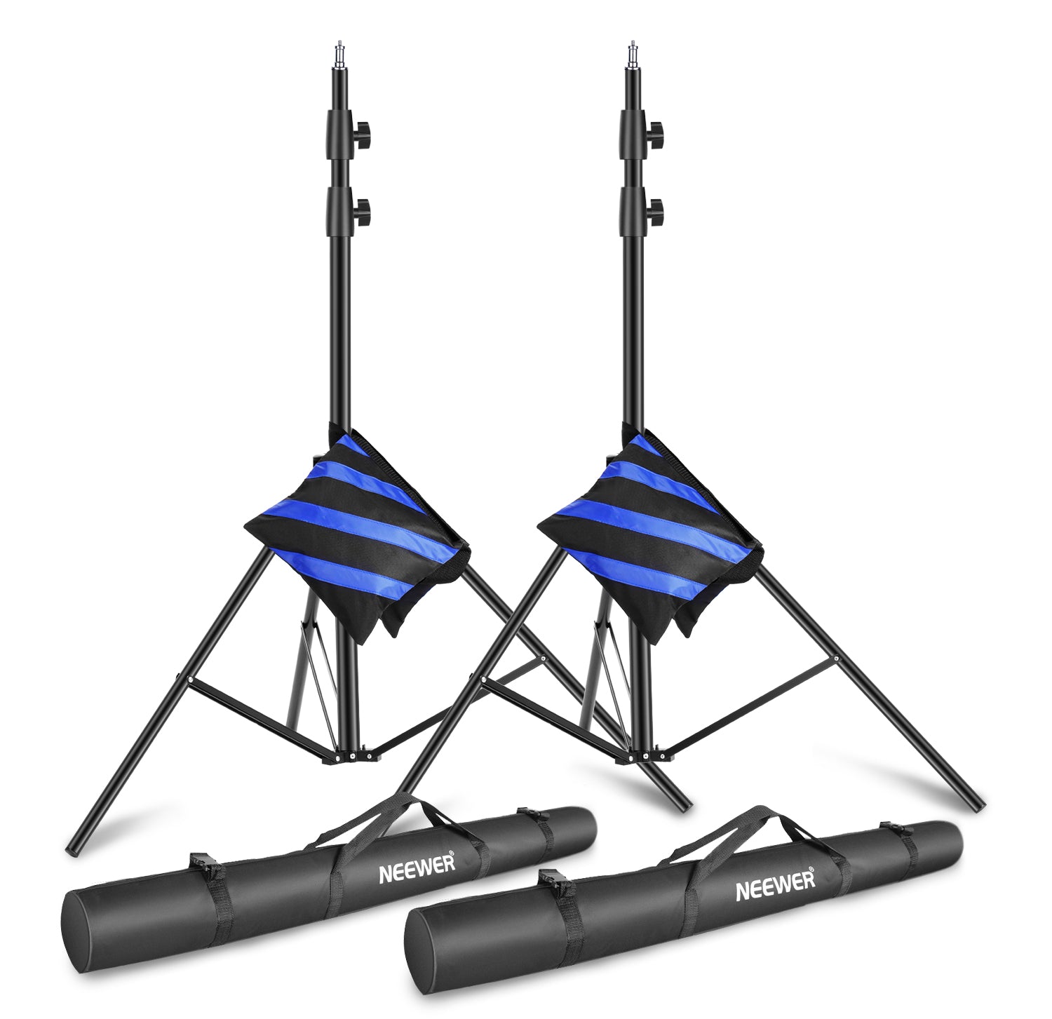 NEEWER 2 Pack 300cm Light Stand Kit