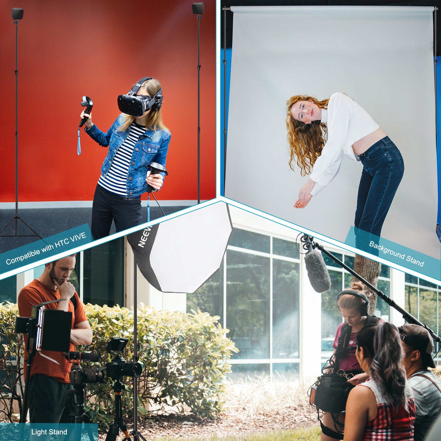 Scenarios for Neewer 2 packs Light Stands