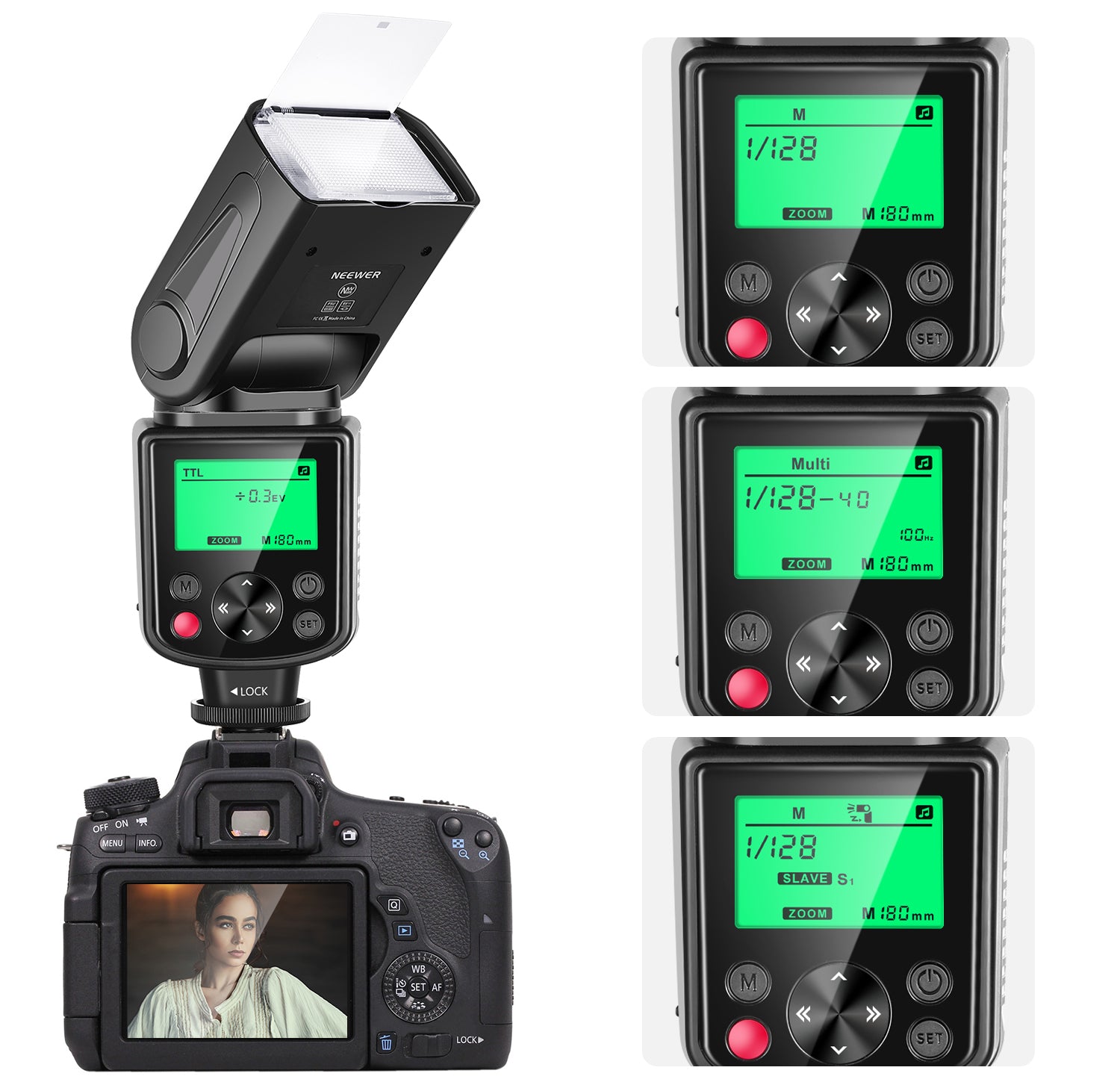 NEEWER NW670 Camera Flash For Canon DSLR Cameras