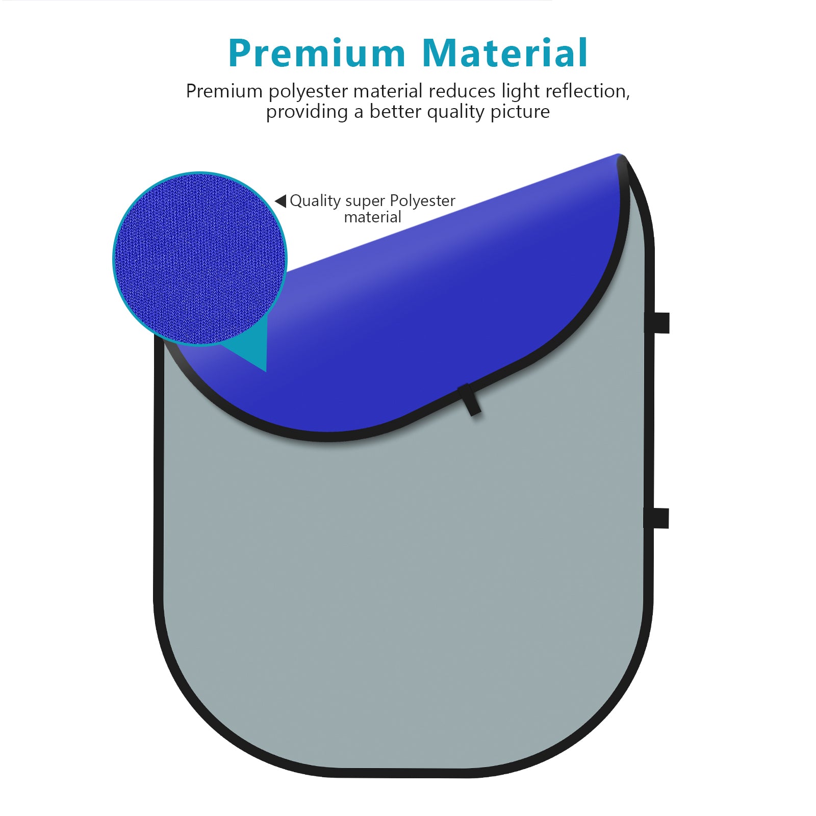 NEEWER 1.5x2M 2-In-1 Collapsible Blue & Grey Backdrop can provide a better quality picture.