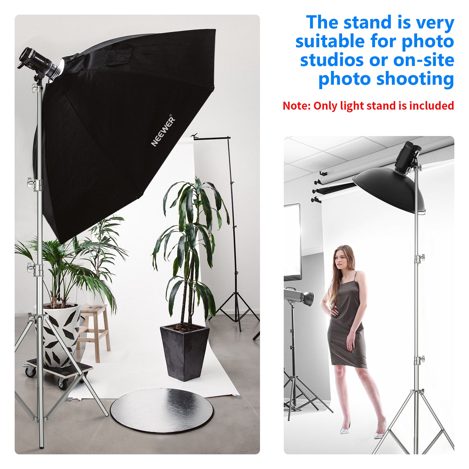 NEEWER 300cm Flexible Light Stand Uses