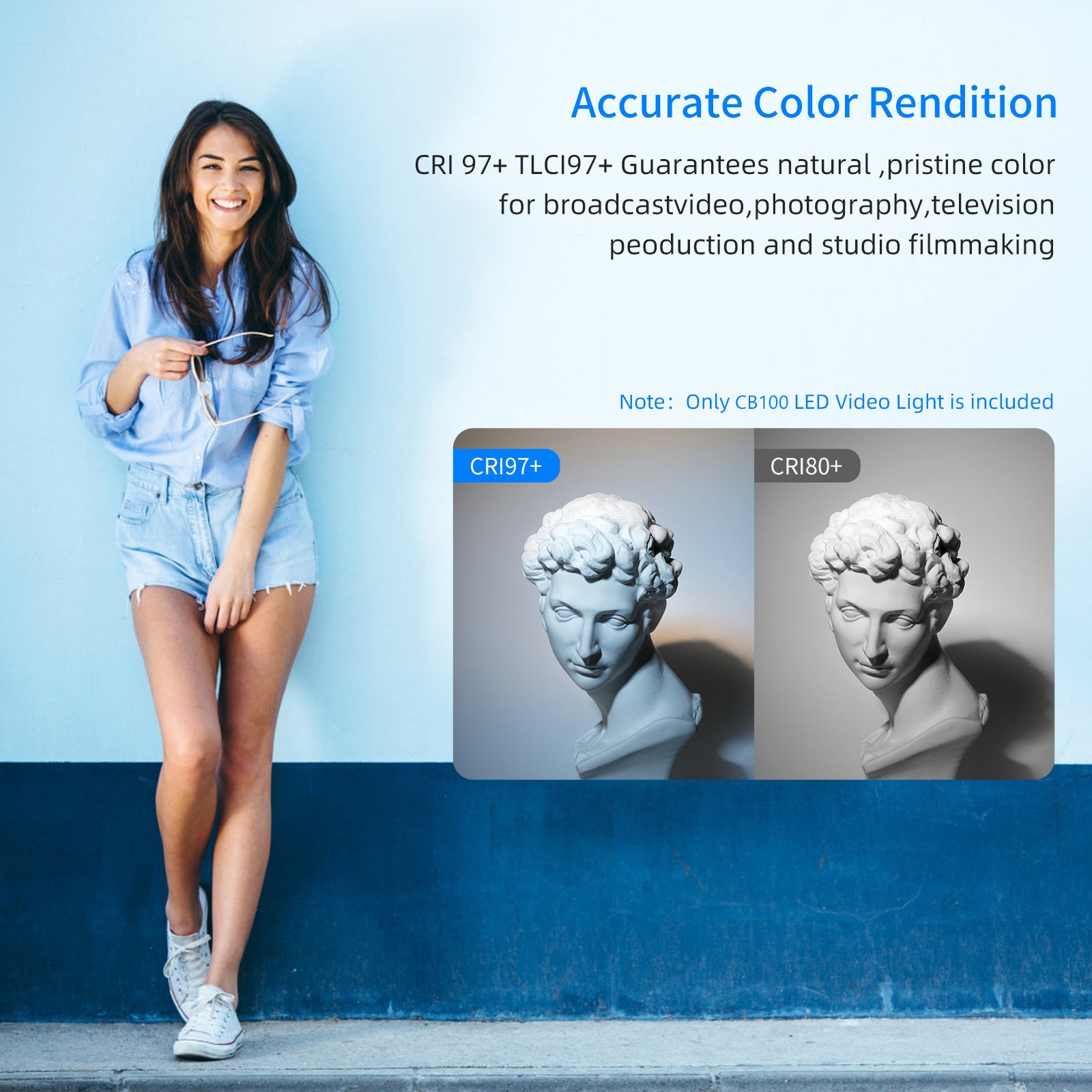 NEEWER CB100 100W Powerful Continuous LED Video Light