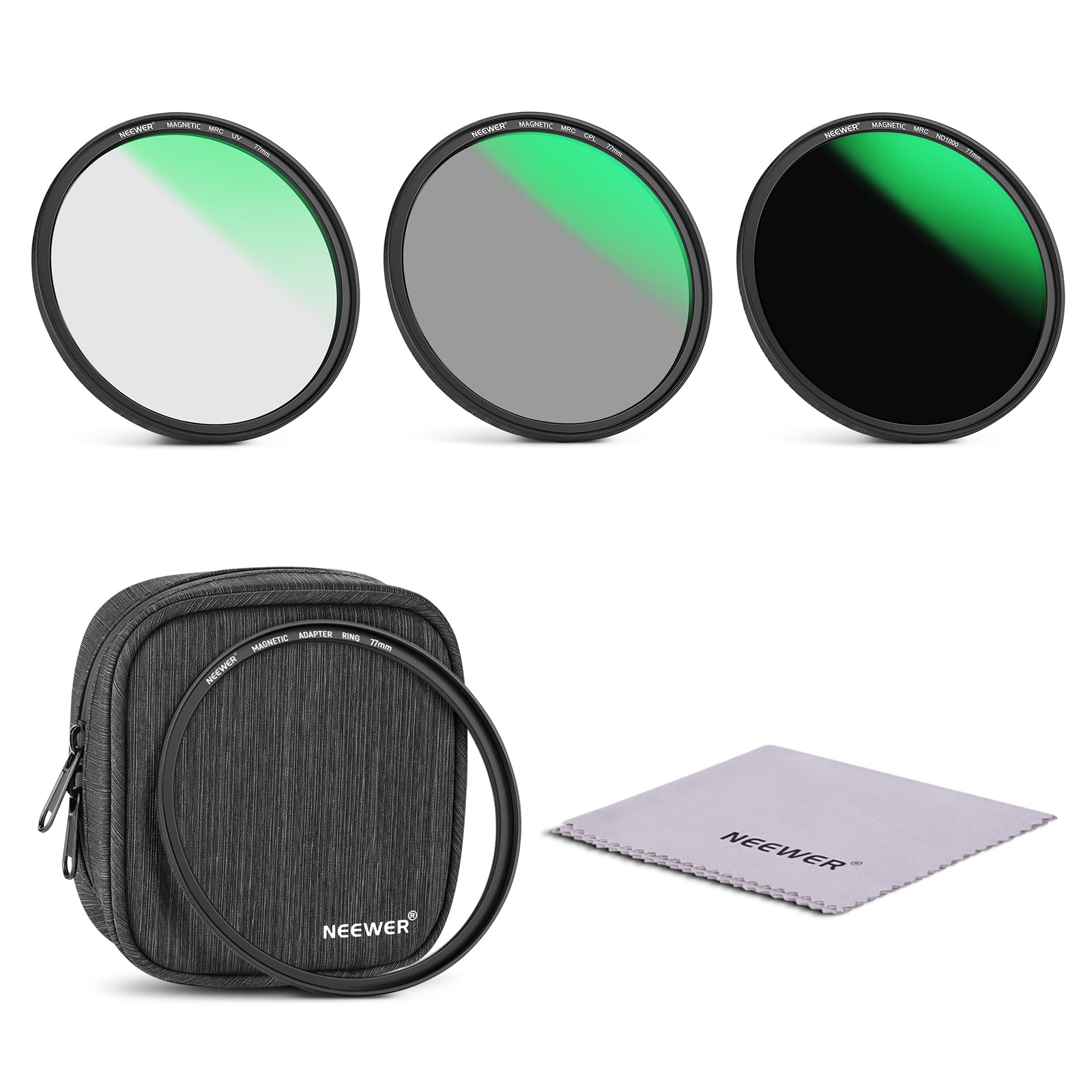 NEEWER 4-in-1 Magnetic Lens Filter Kit