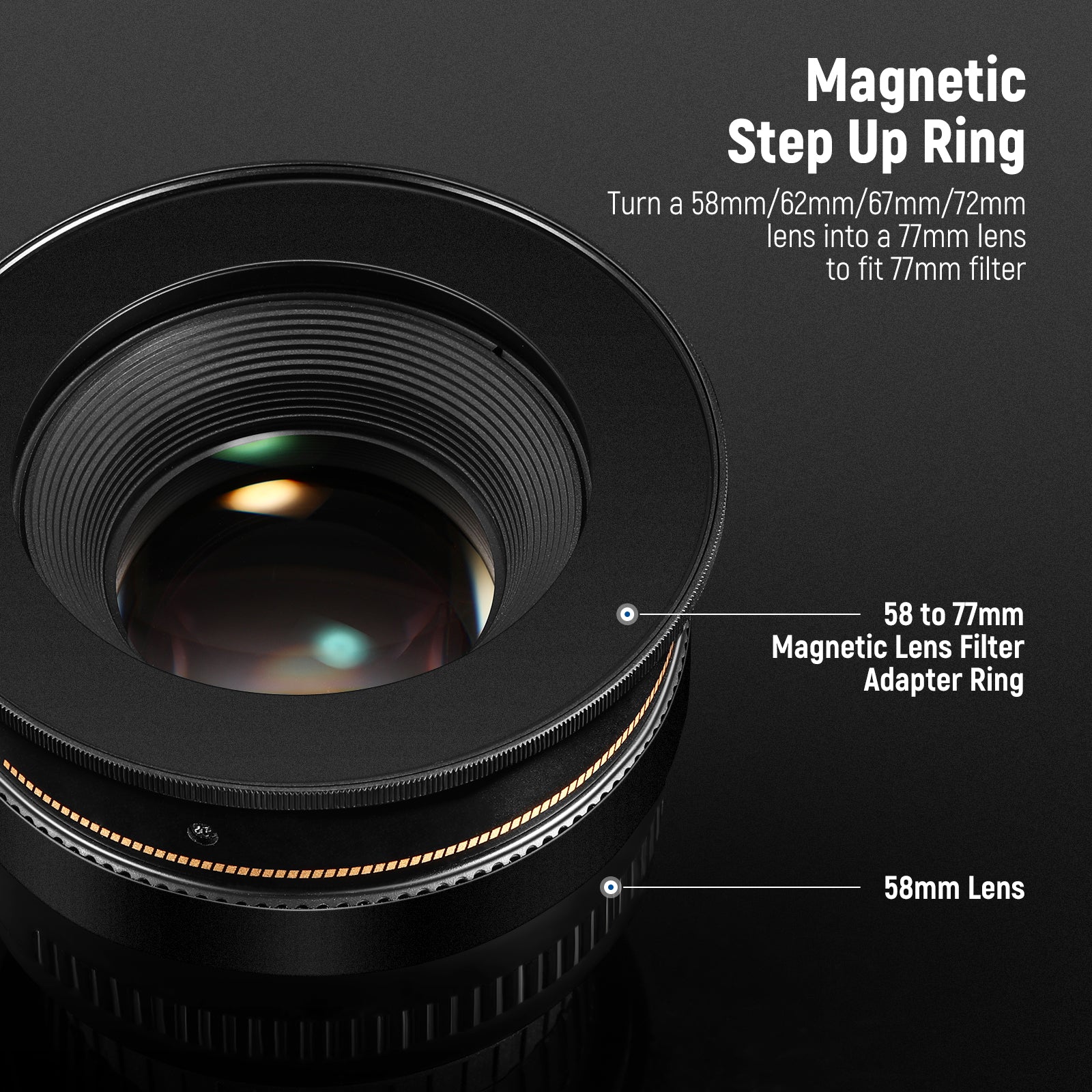 Magnetic Step-Up Ring