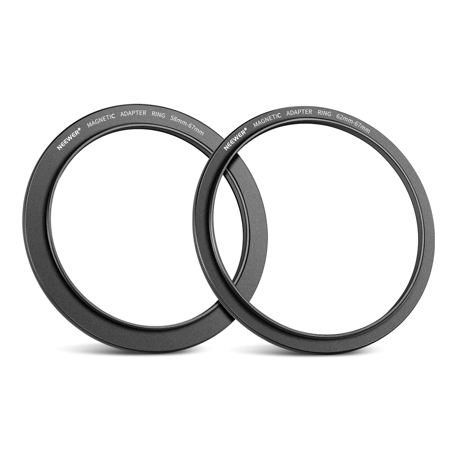 NEEWER Magnetic Step-up Adapter Ring Kit