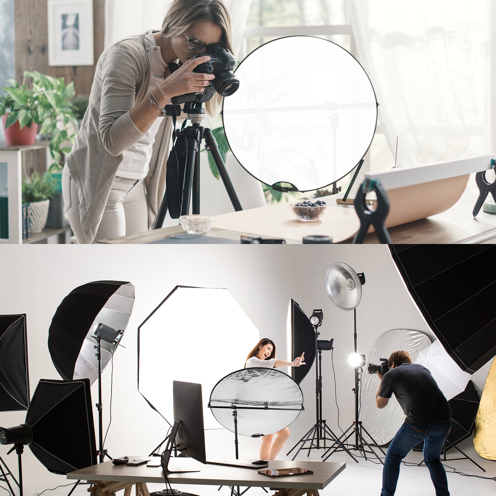 Scenarios for NEEWER Extendable Reflector Holder Arm