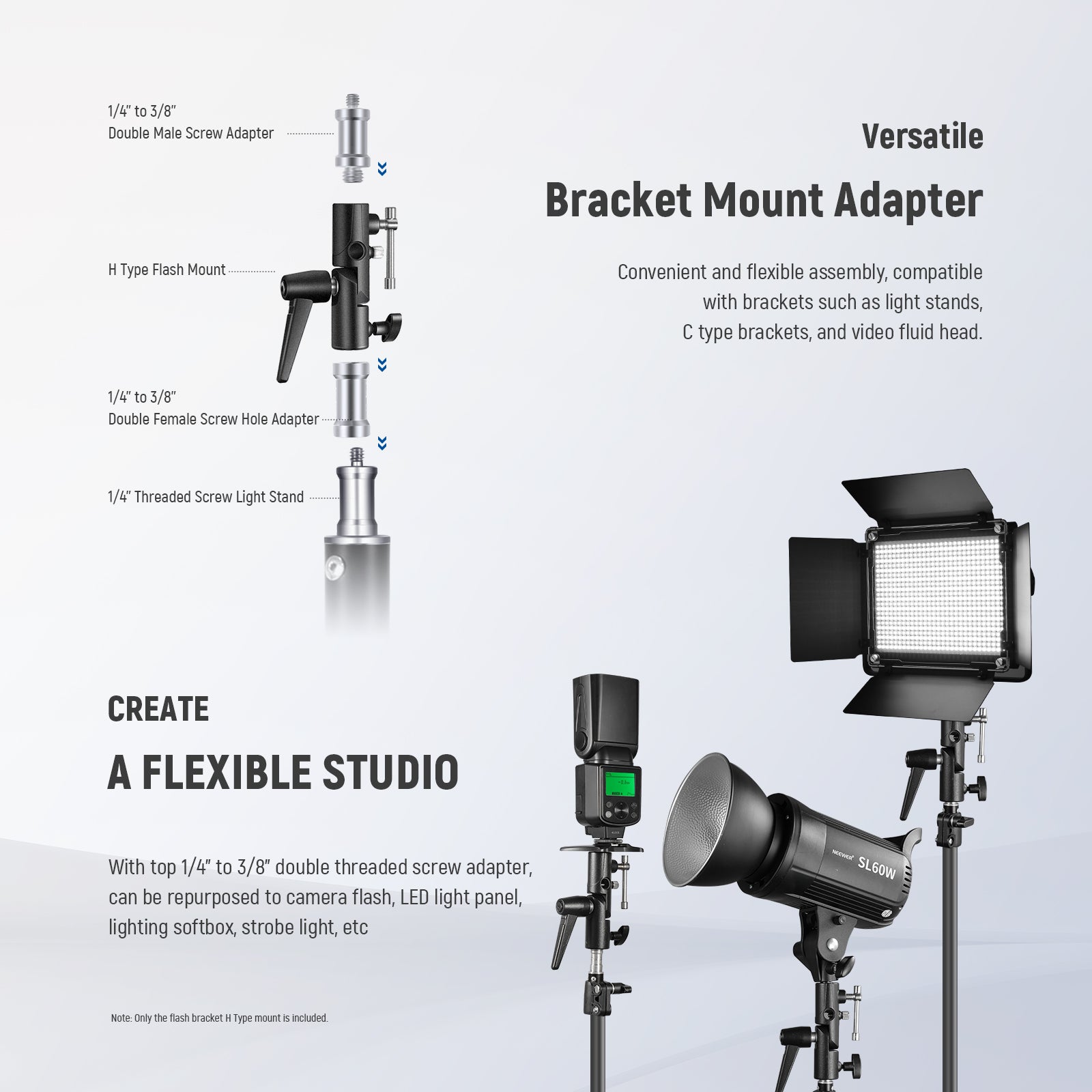 Versatile Bracket Mount Adapter